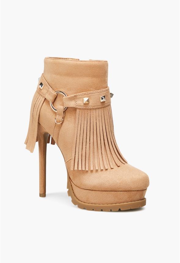 JustFab Margaux Platform Loafer Pump Womens Black/ White Size 8.5 Product Image