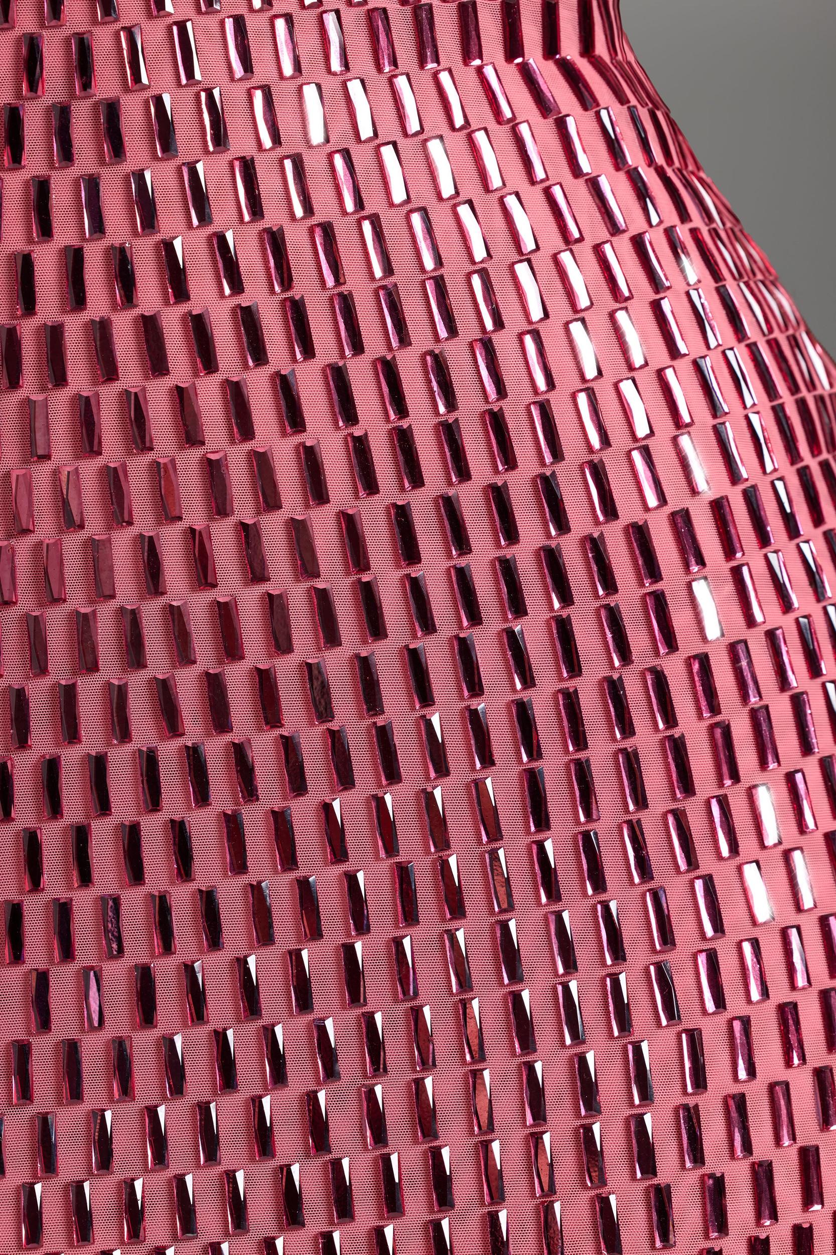 Embellished Bandeau Maxi Dress in Watermelon Product Image