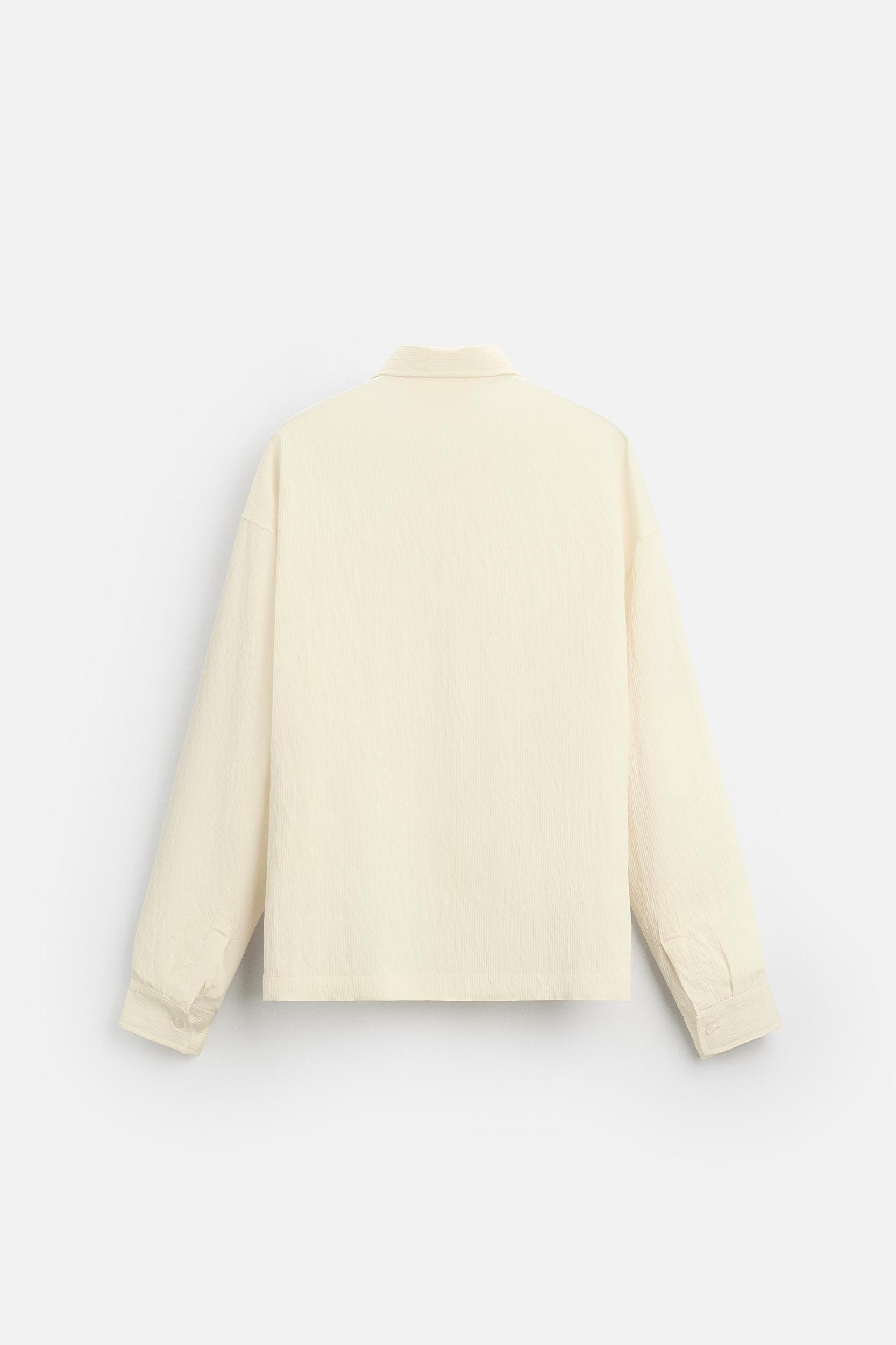 TEXTURED STRIPED SHIRT Product Image