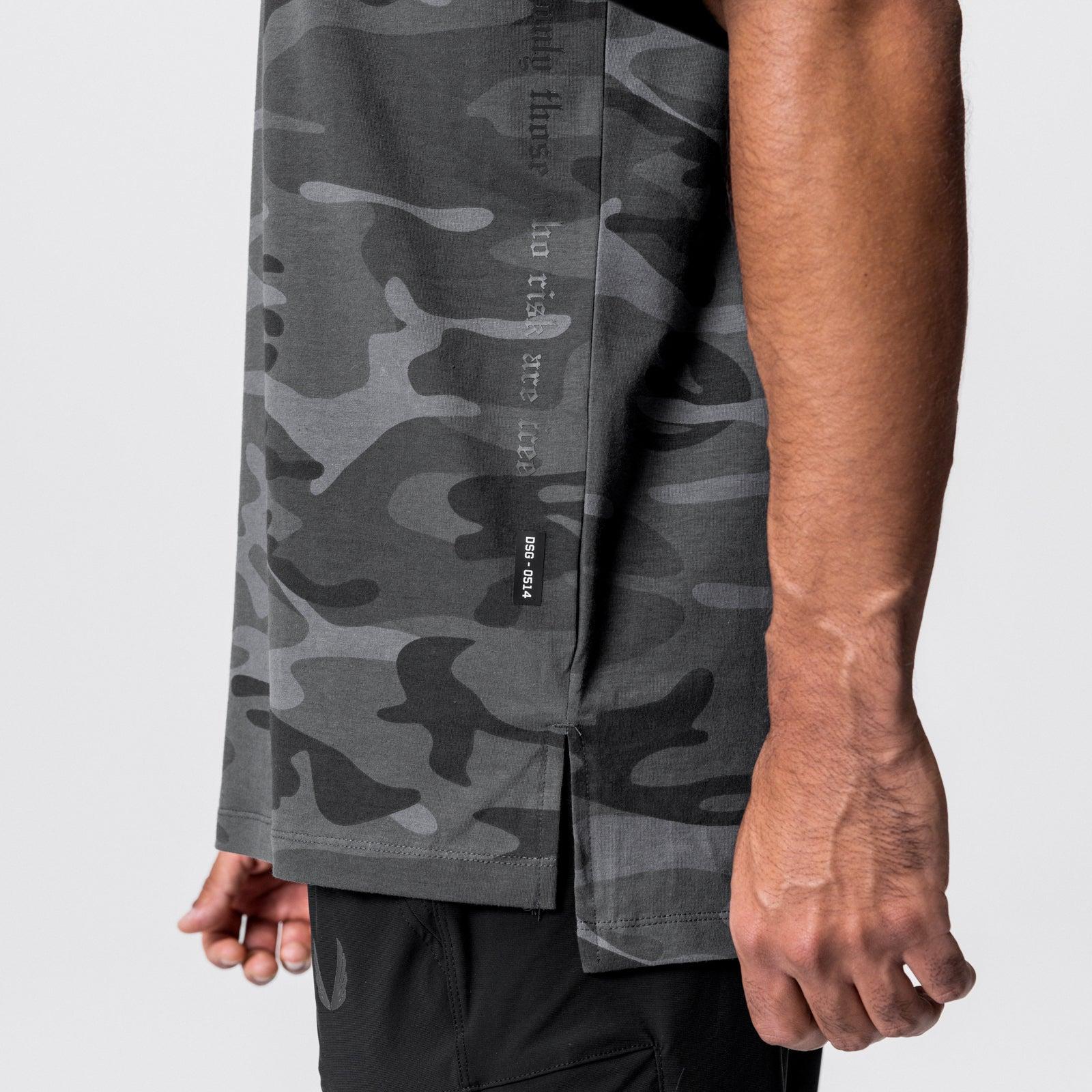 0514. CottonPlus™ Oversized Tee - Black Camo Male Product Image