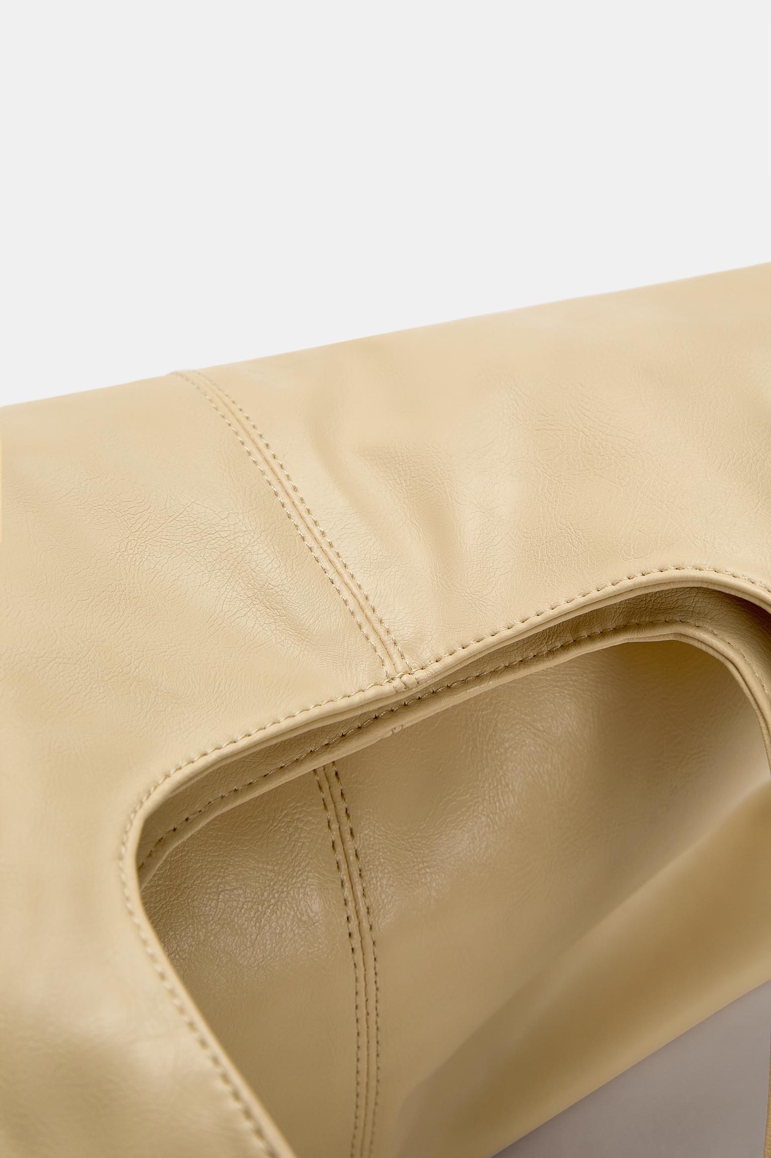 Faux leather shopper bag Product Image