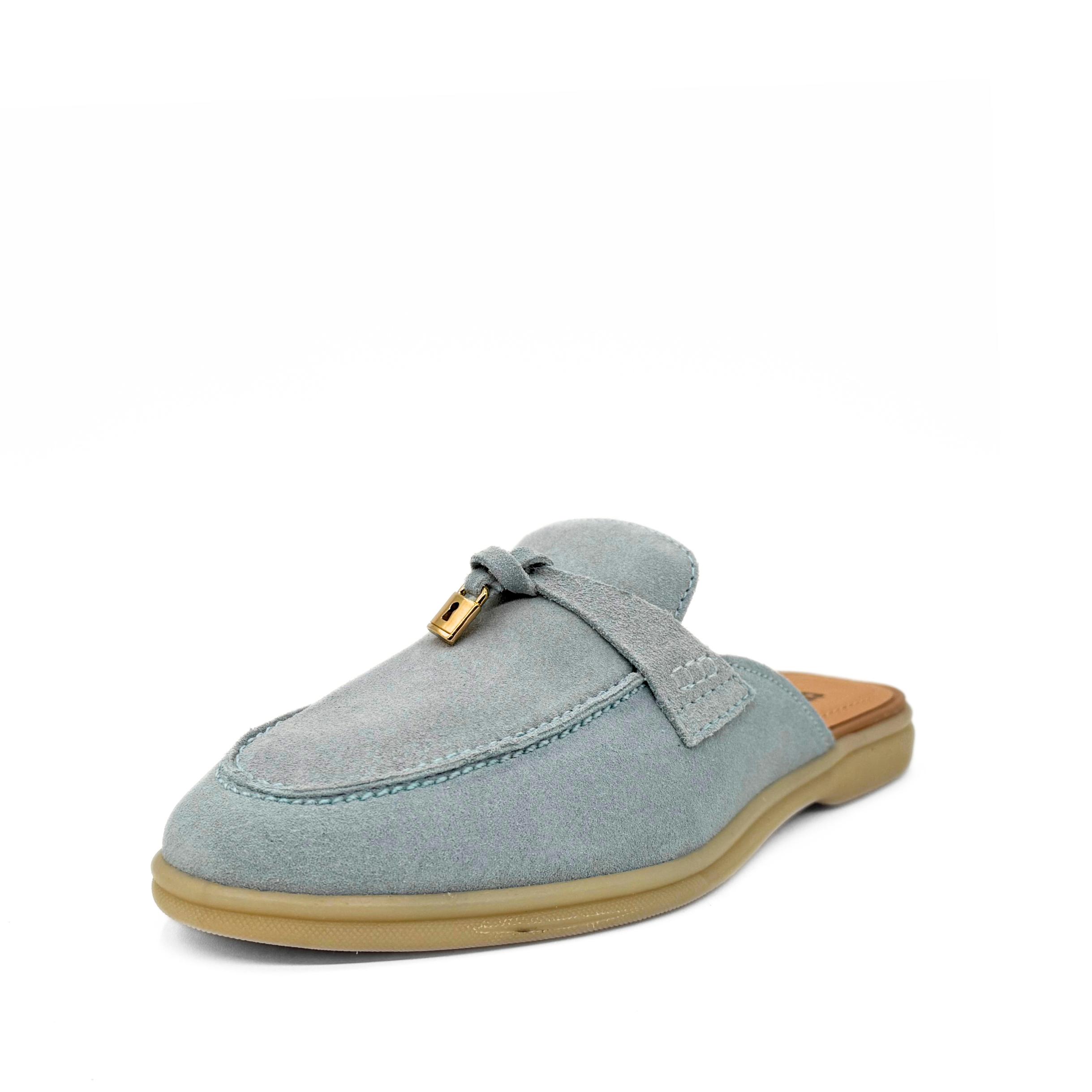 Lasso Suede Slip On Loafers Product Image