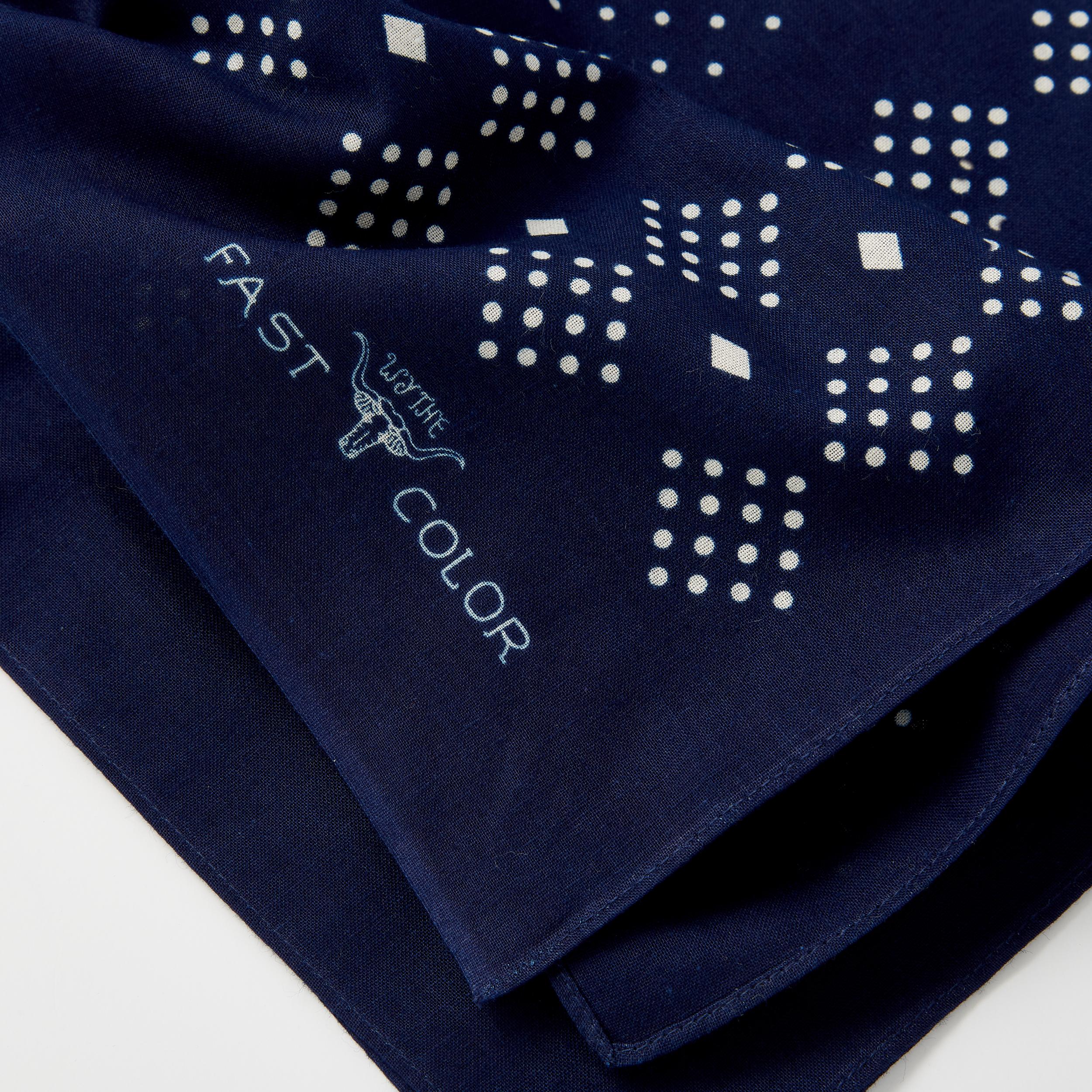 Indigo Discharge Bandana Product Image