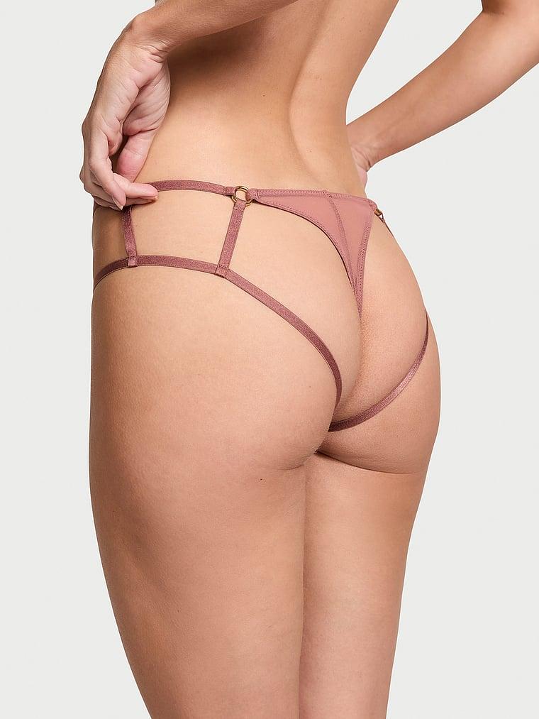 Strappy Hardware High-Leg Cheeky Panty Product Image