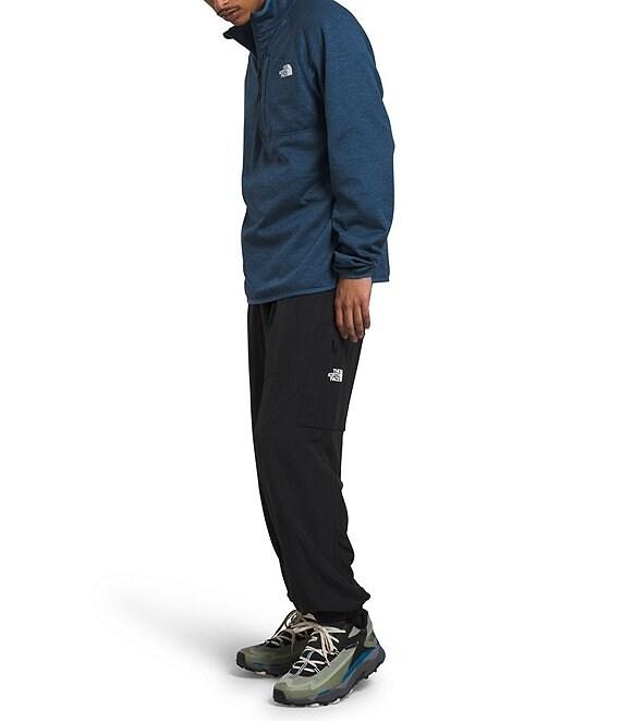 The North Face Canyonlands Long Sleeve Half-Zip Heathered Fleece Pullover Product Image
