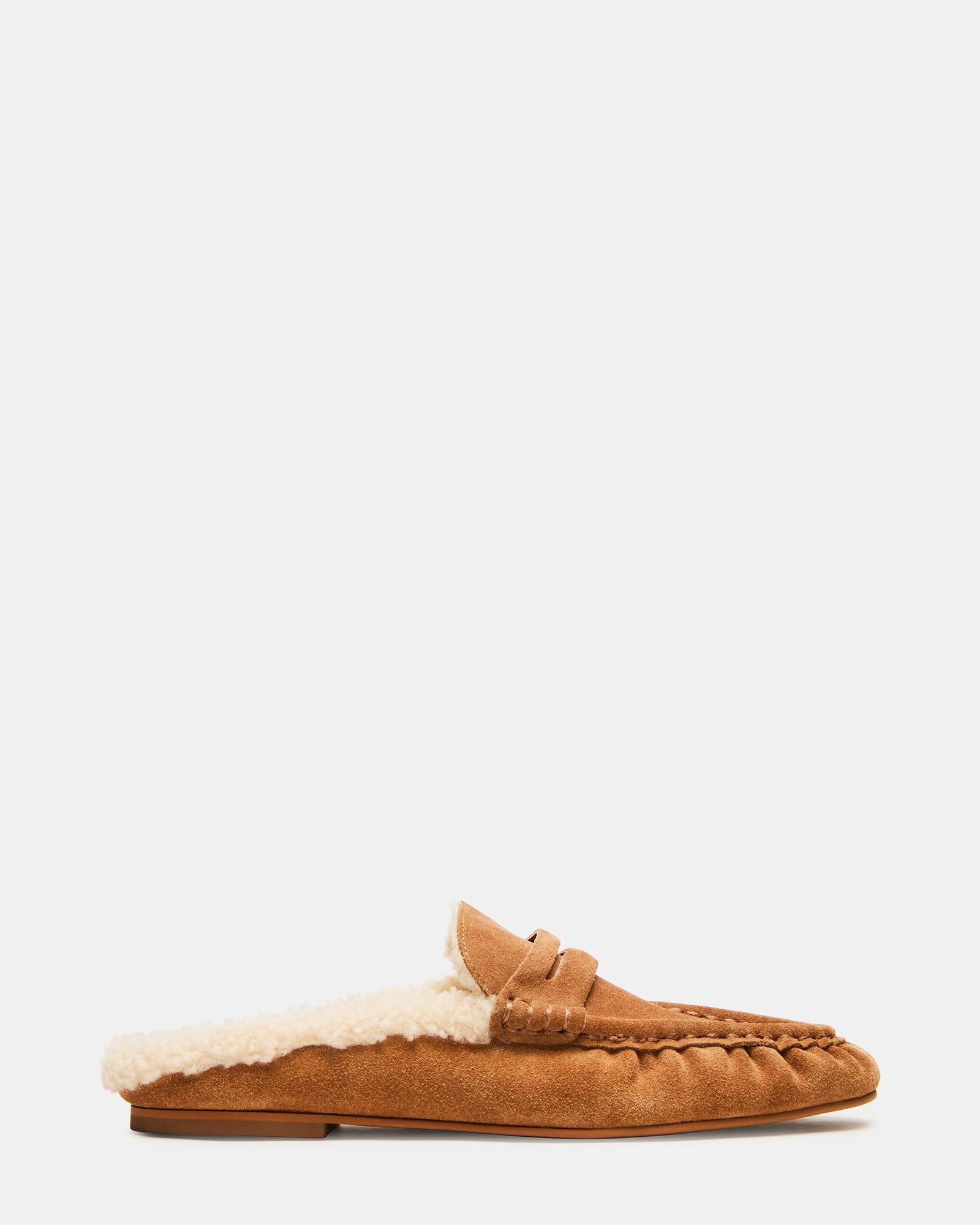 RAFE FAUX FUR TAN SUEDE Female Product Image