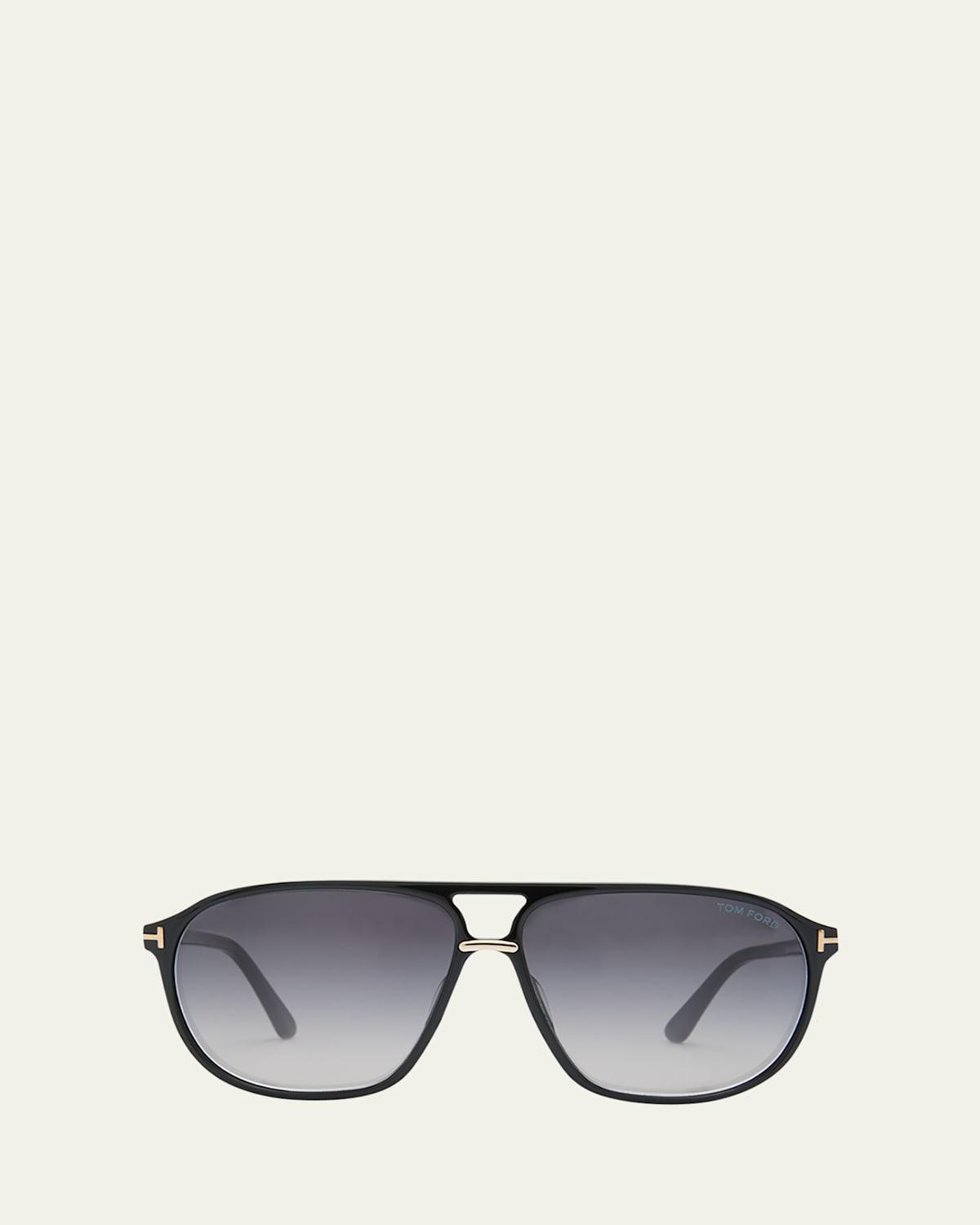 Mens 55MM Square Sunglasses Product Image