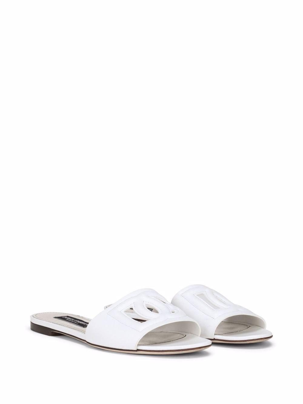 DG Logo leather sandals Product Image