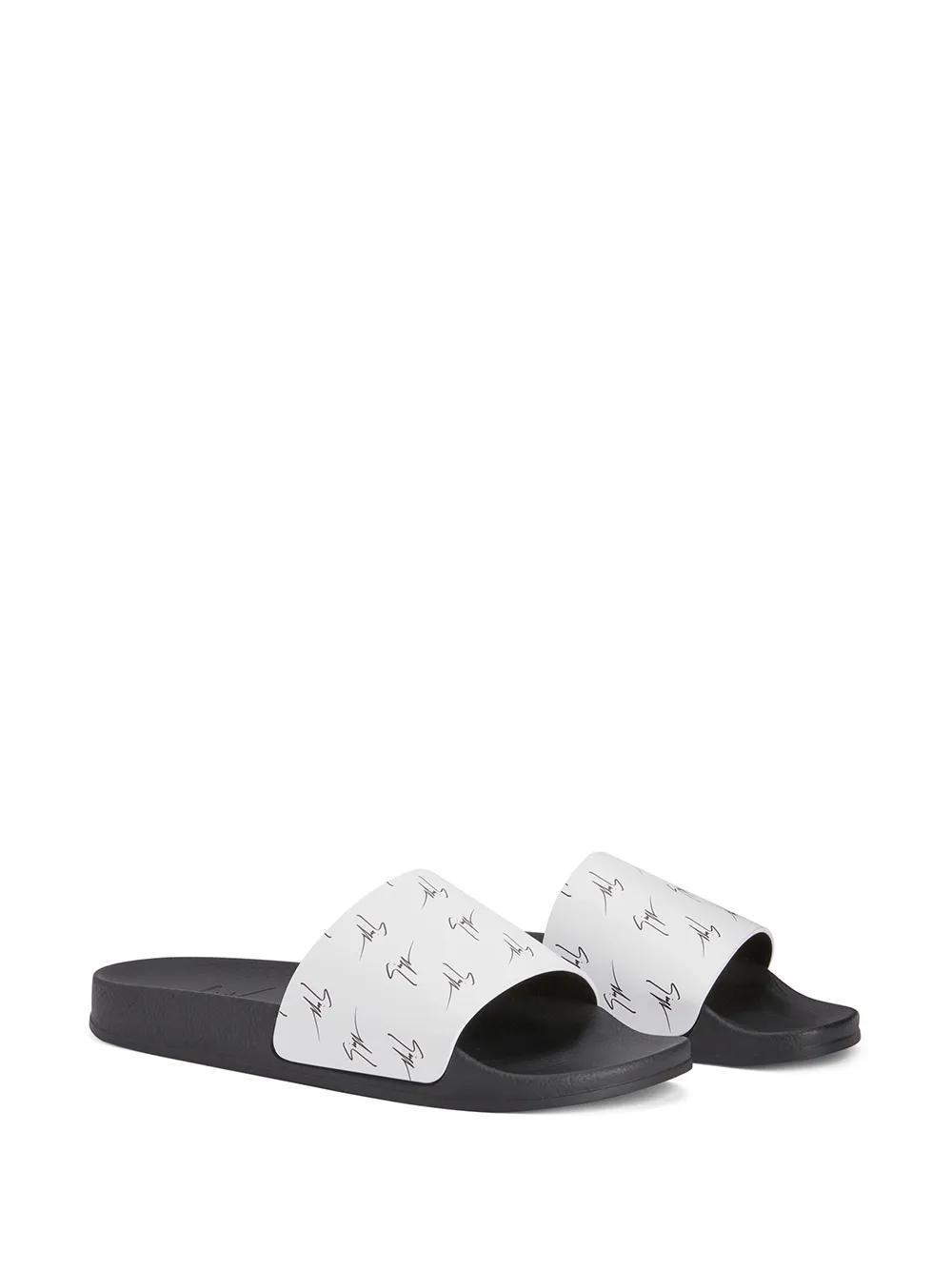 Brett all-over logo slides Product Image