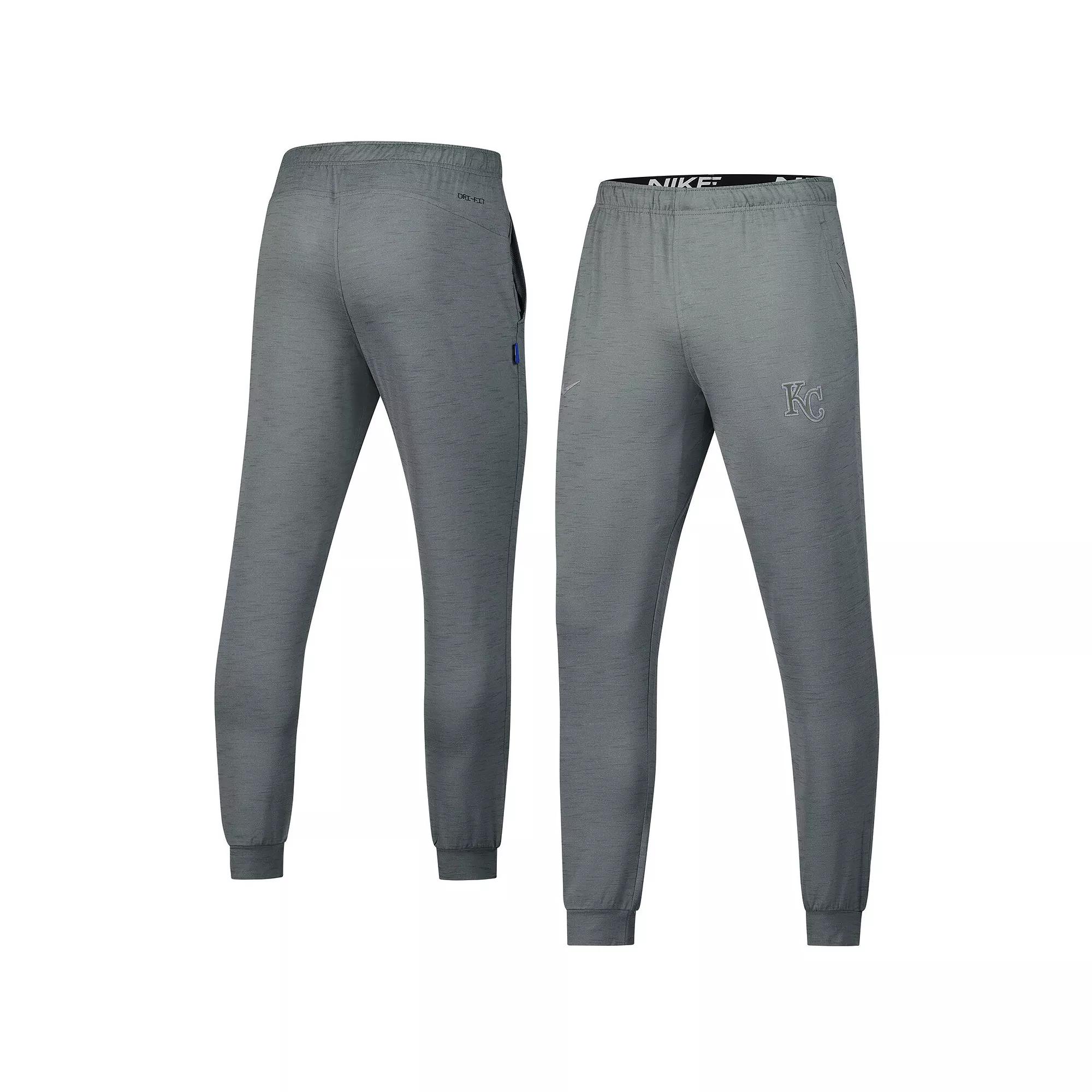 Men's Nike Heather Gray Kansas City Royals Travel Performance Pants,  Product Image