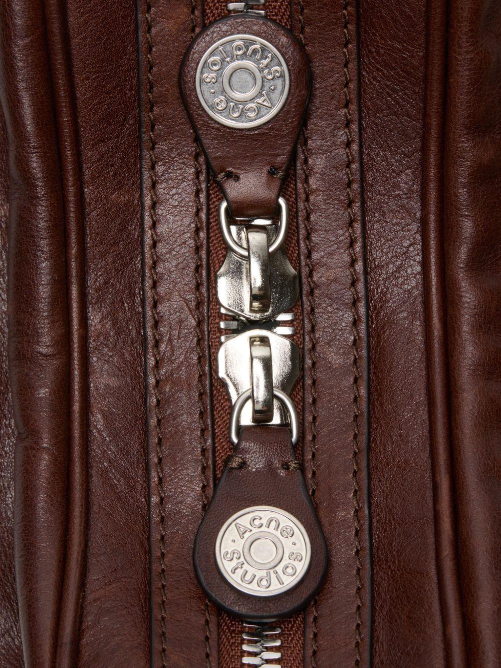 Camero Party buckle zip leather shoulder bag Product Image