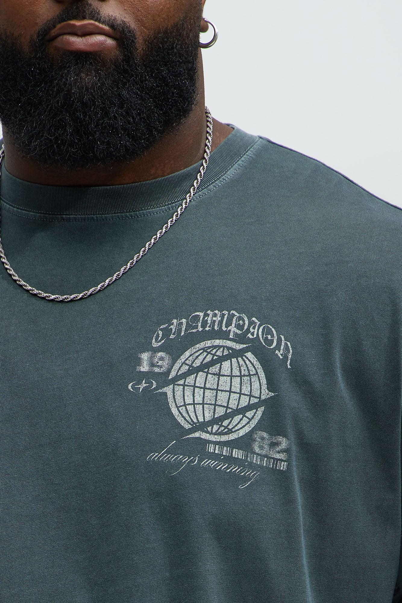 Champion 1982 Oversized Short Sleeve Tee - Grey Product Image