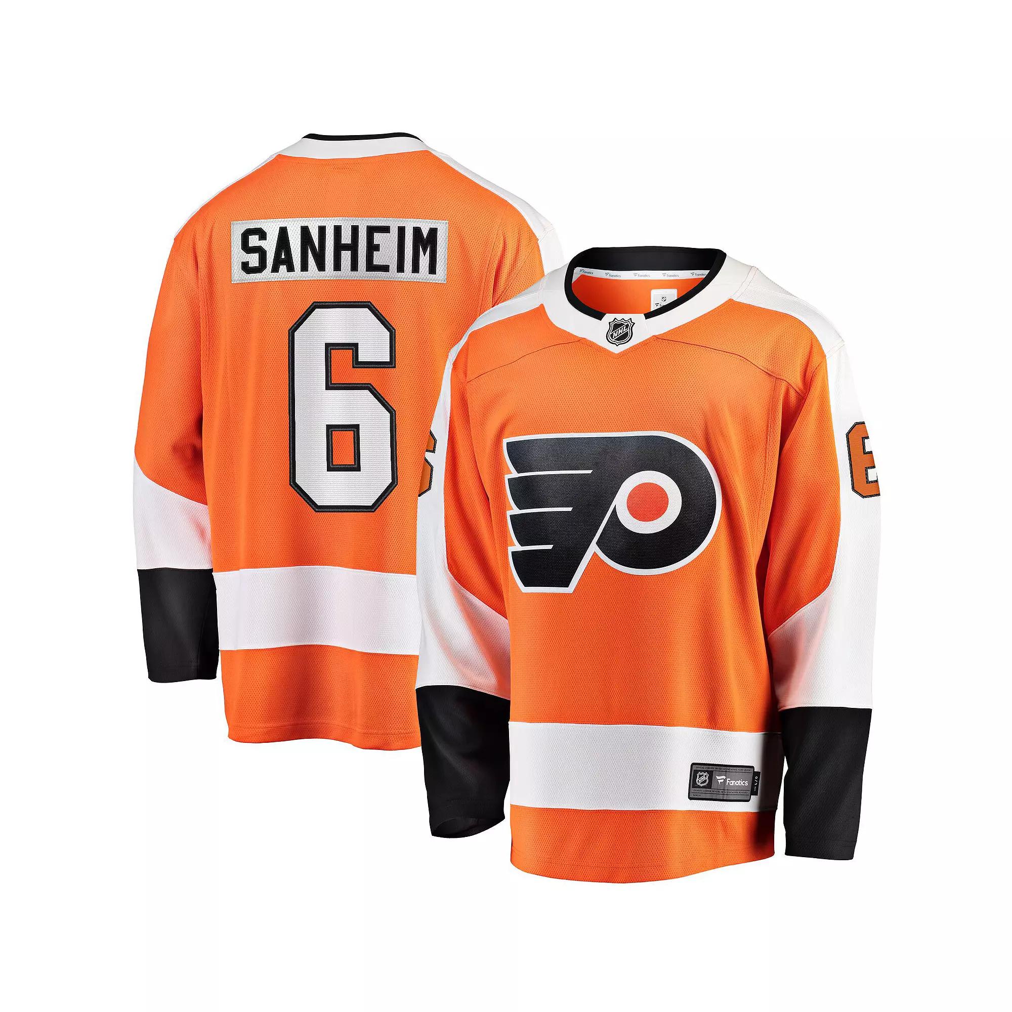 Men's Fanatics Travis Sanheim Orange Philadelphia Flyers Premier Breakaway Player Jersey,  Product Image