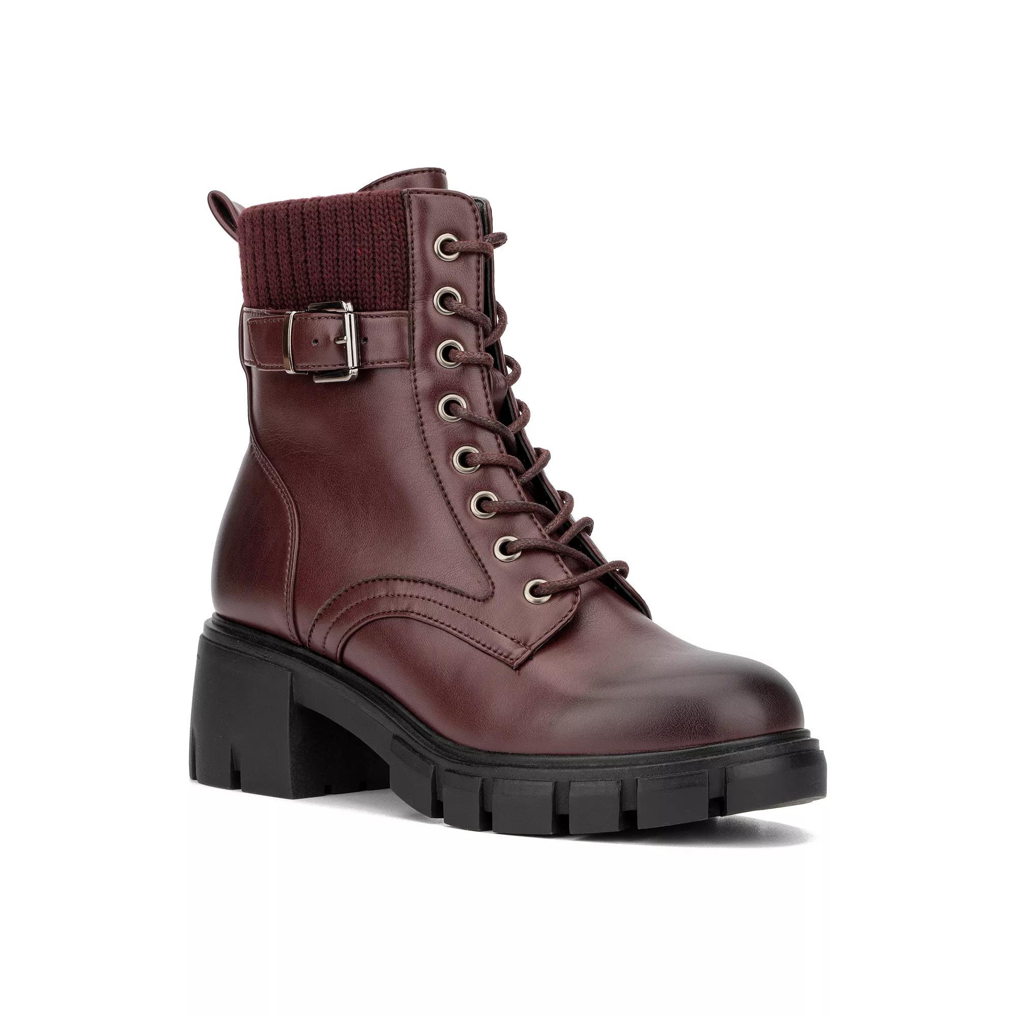 New York & Company Christine Womens Combat Boots Product Image