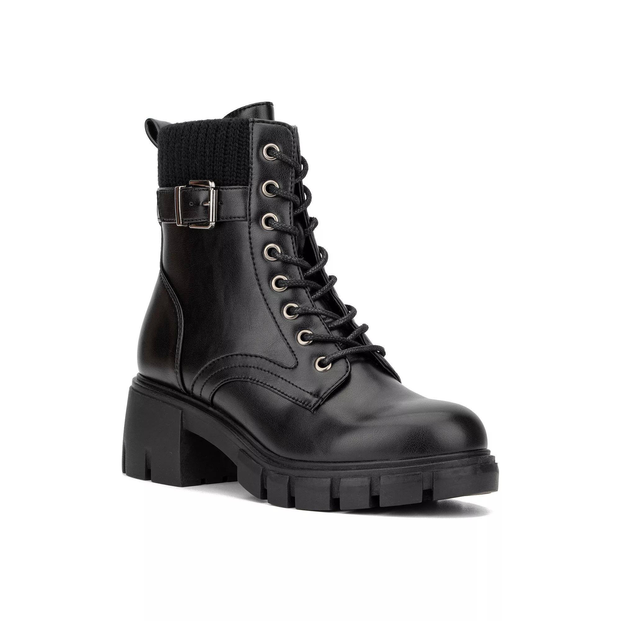 New York & Company Christine Womens Combat Boots Product Image