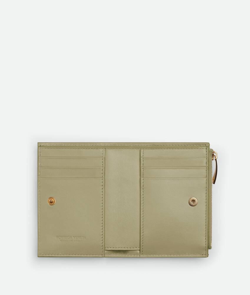 Women's Cassette Small Bi-Fold Wallet in Travertine Product Image