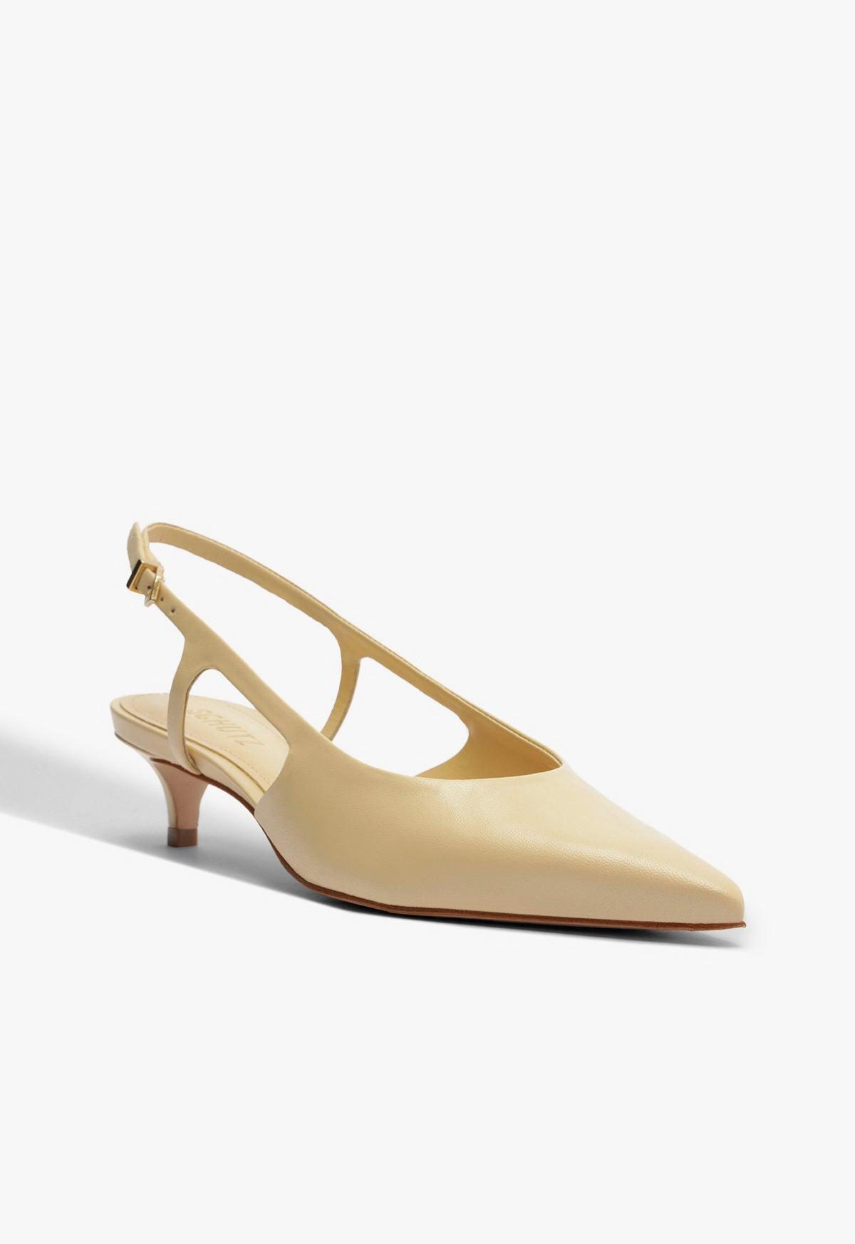 Boris Kitten Leather Pump Product Image