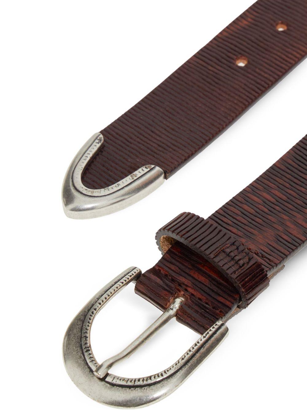 carved leather belt Product Image