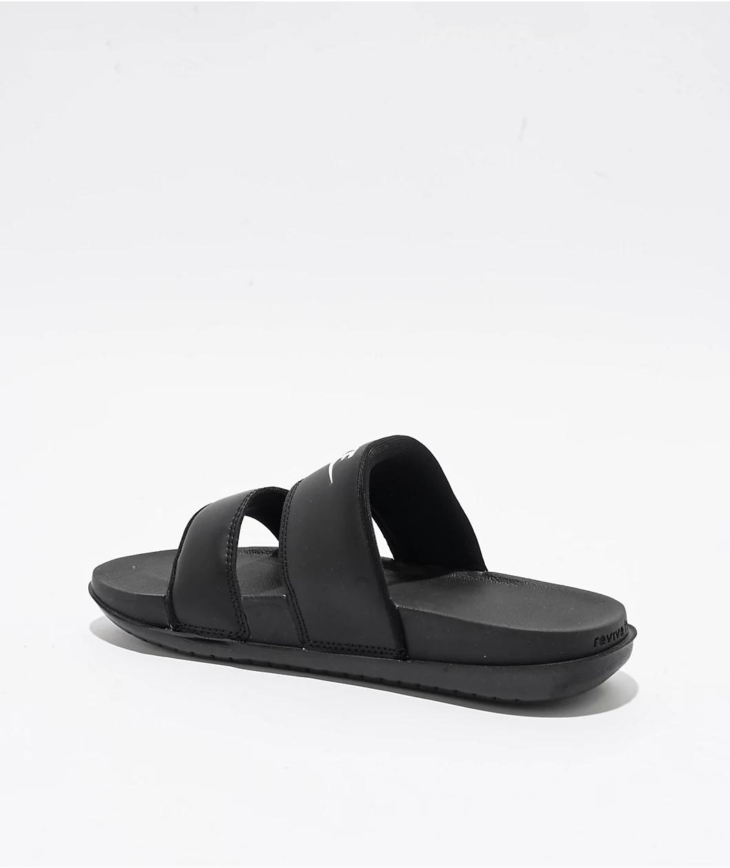 Nike Offcourt Duo Black & White Slide Sandals Product Image