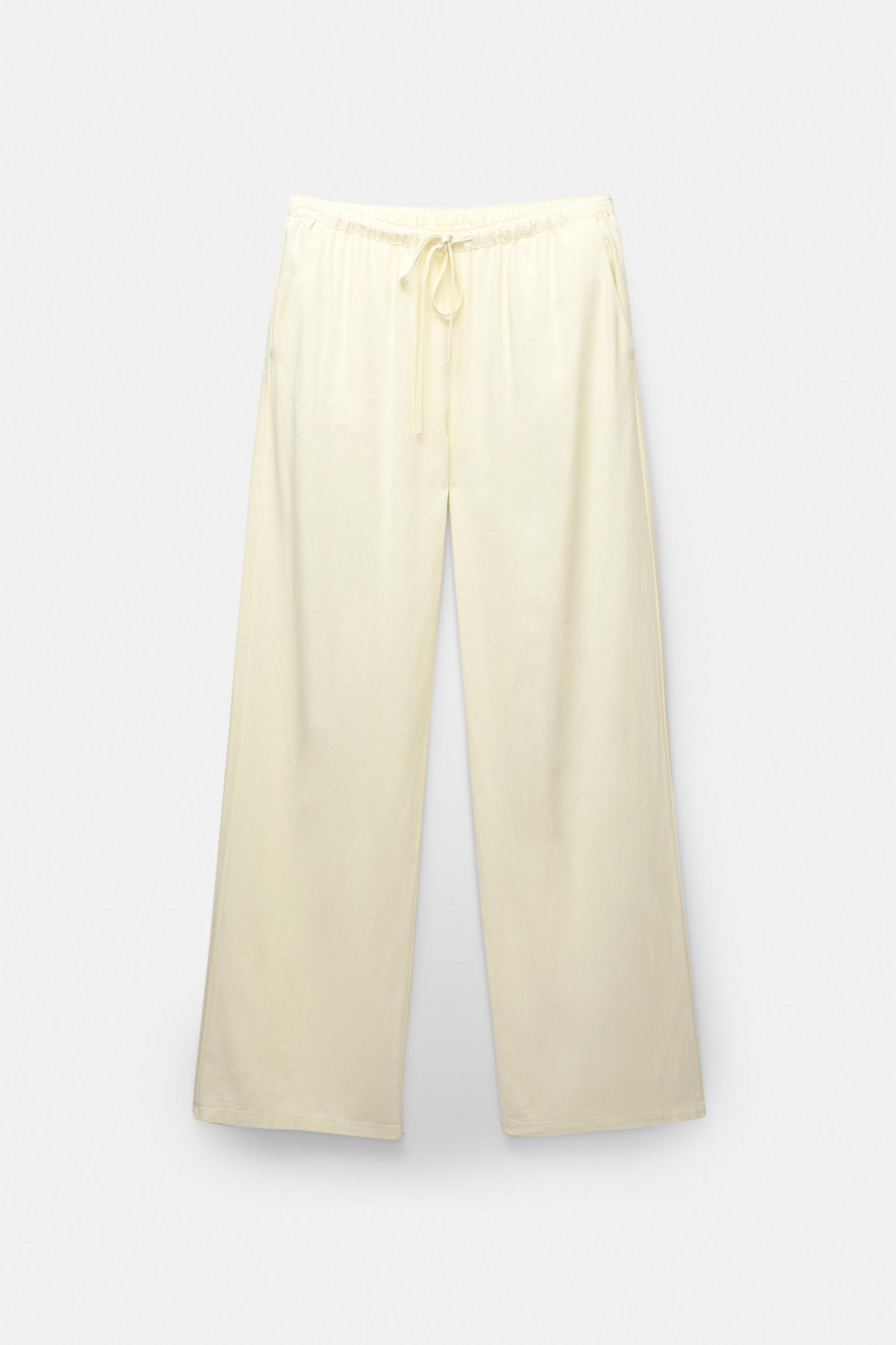Linen blend sweatpants Product Image