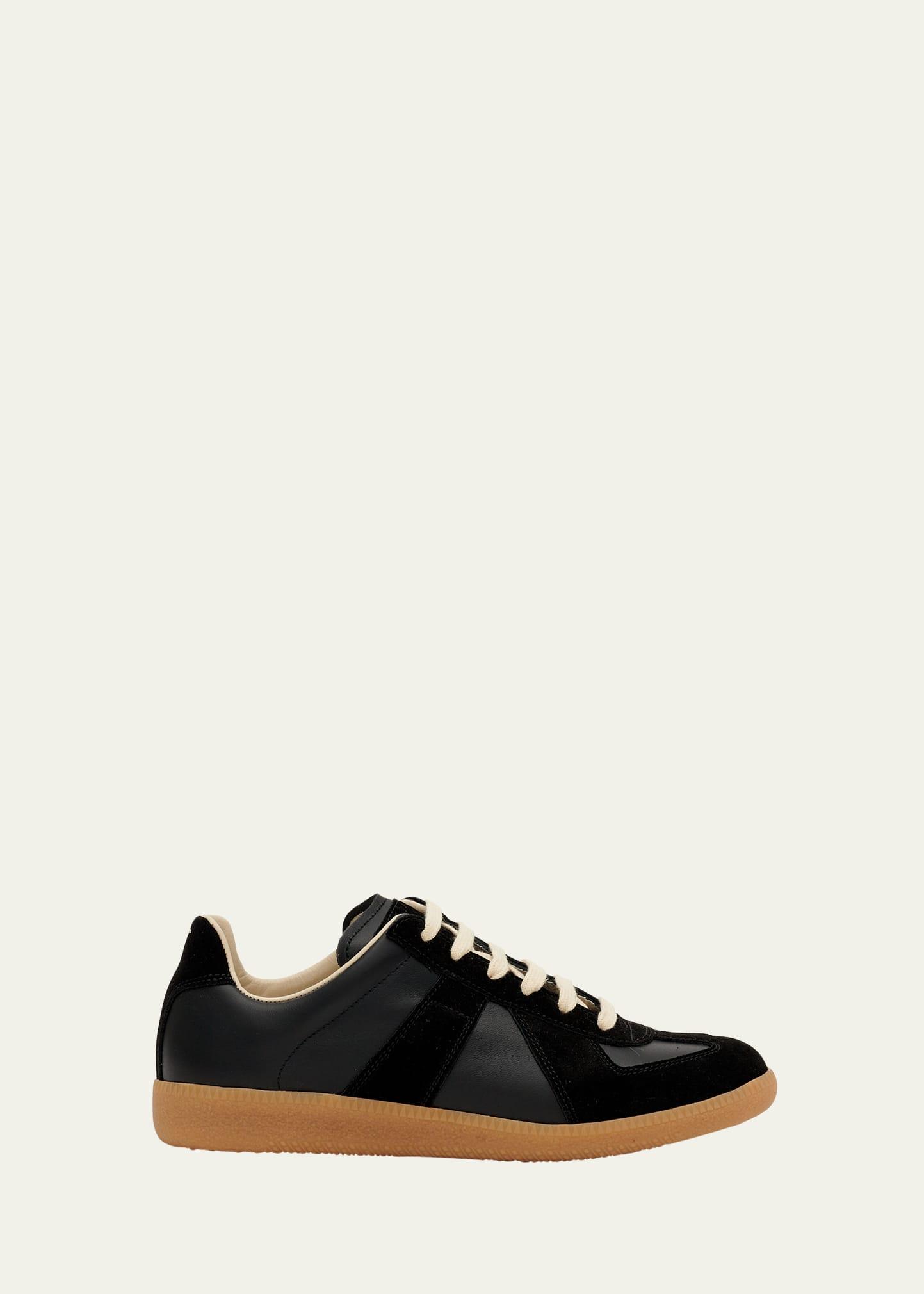 Replica Suede & Leather Sneakers Product Image