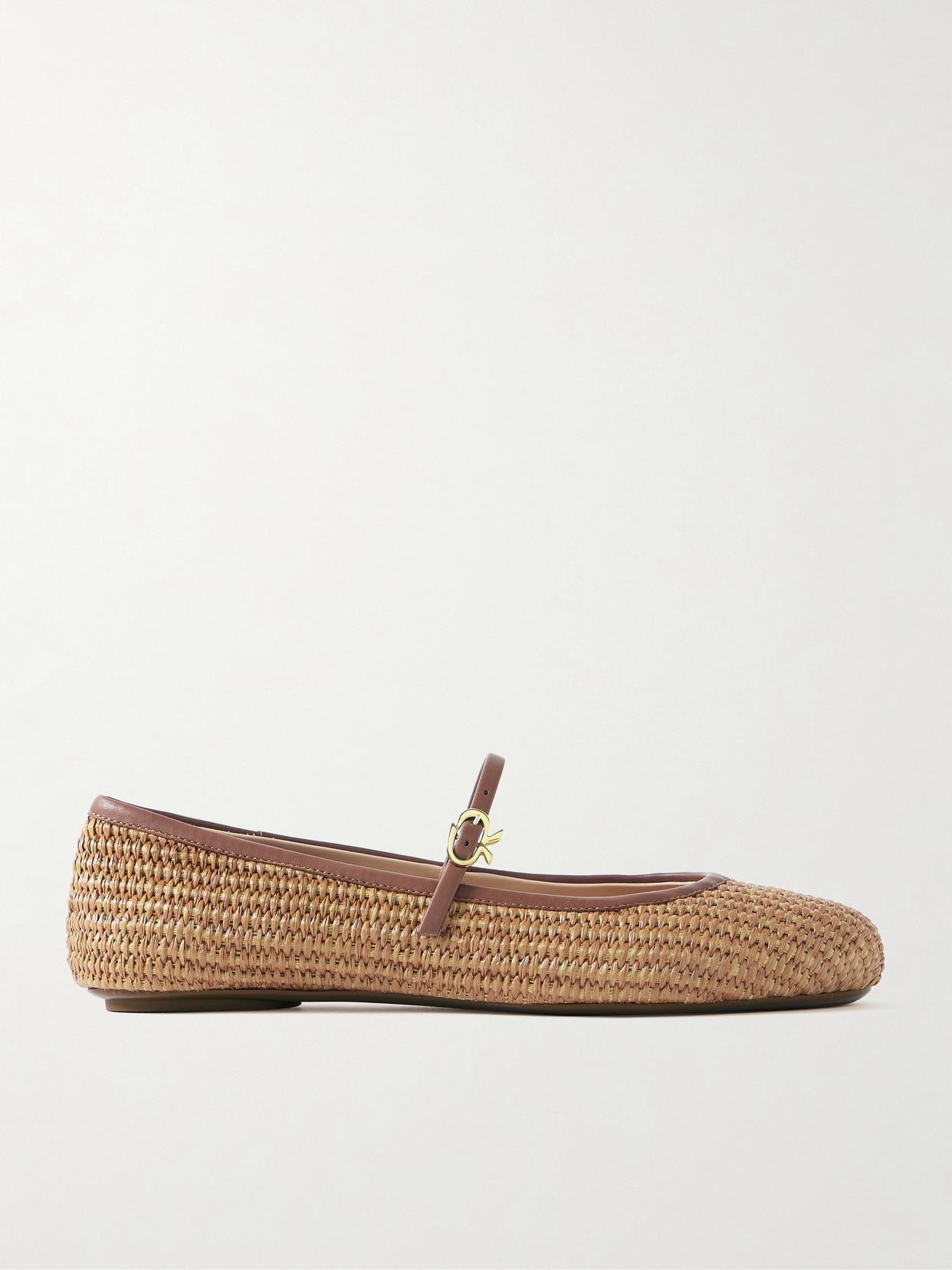 Carla raffia ballet pumps Product Image