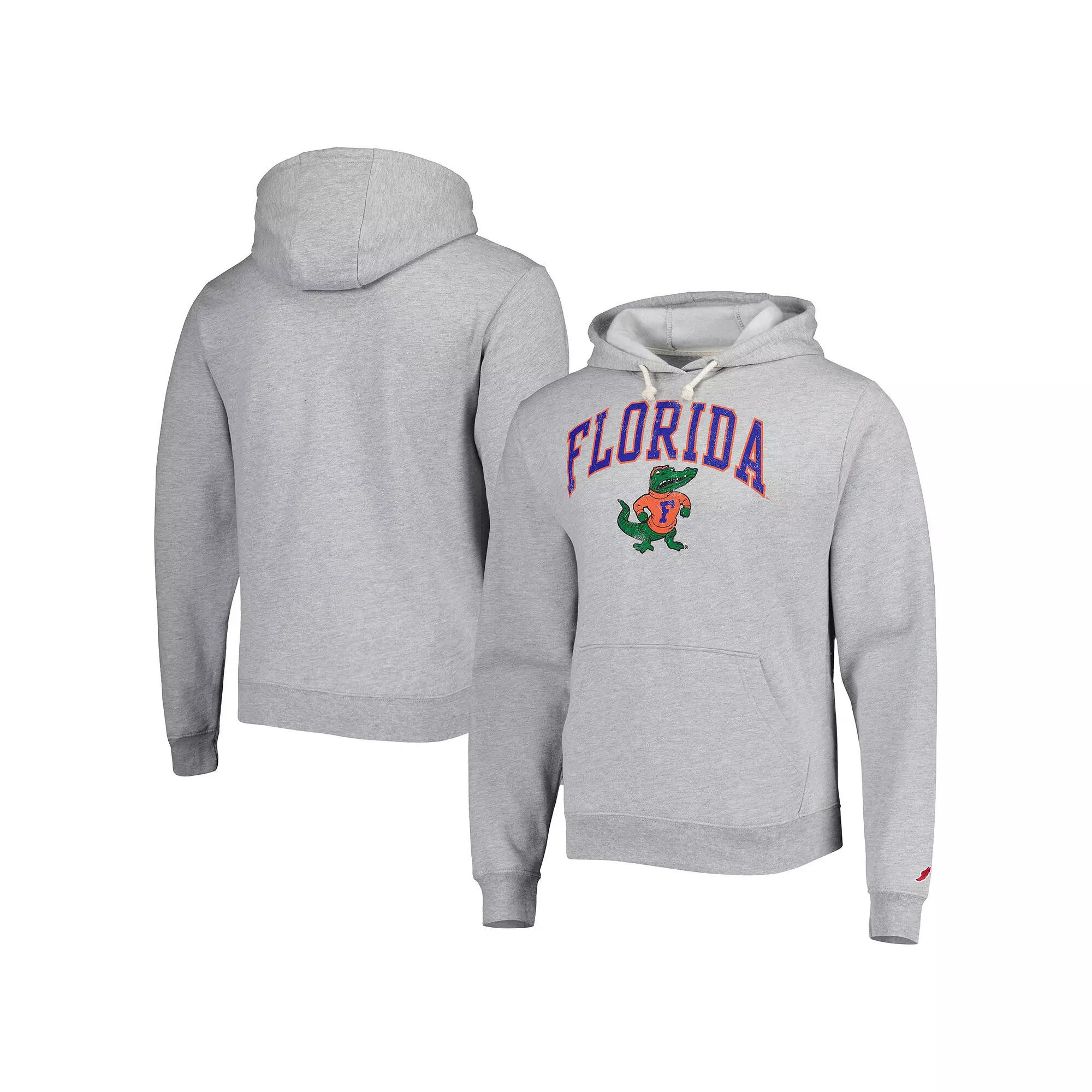 Men's League Collegiate Wear Gray Florida Gators Arch Essential Pullover Hoodie,  Product Image
