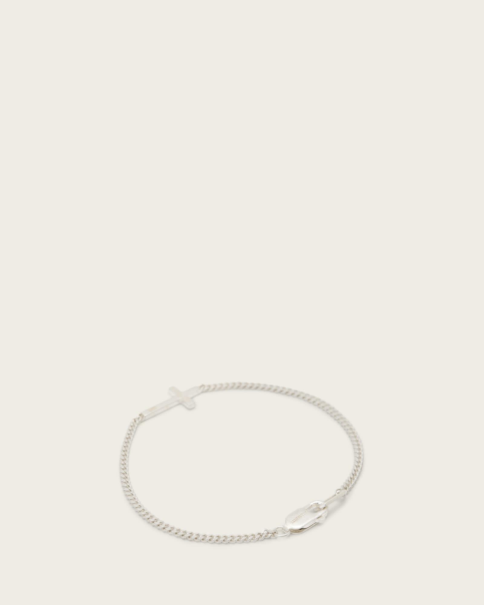 Nellie Pave Earrings WARM SILVER | ALLSAINTS US Product Image