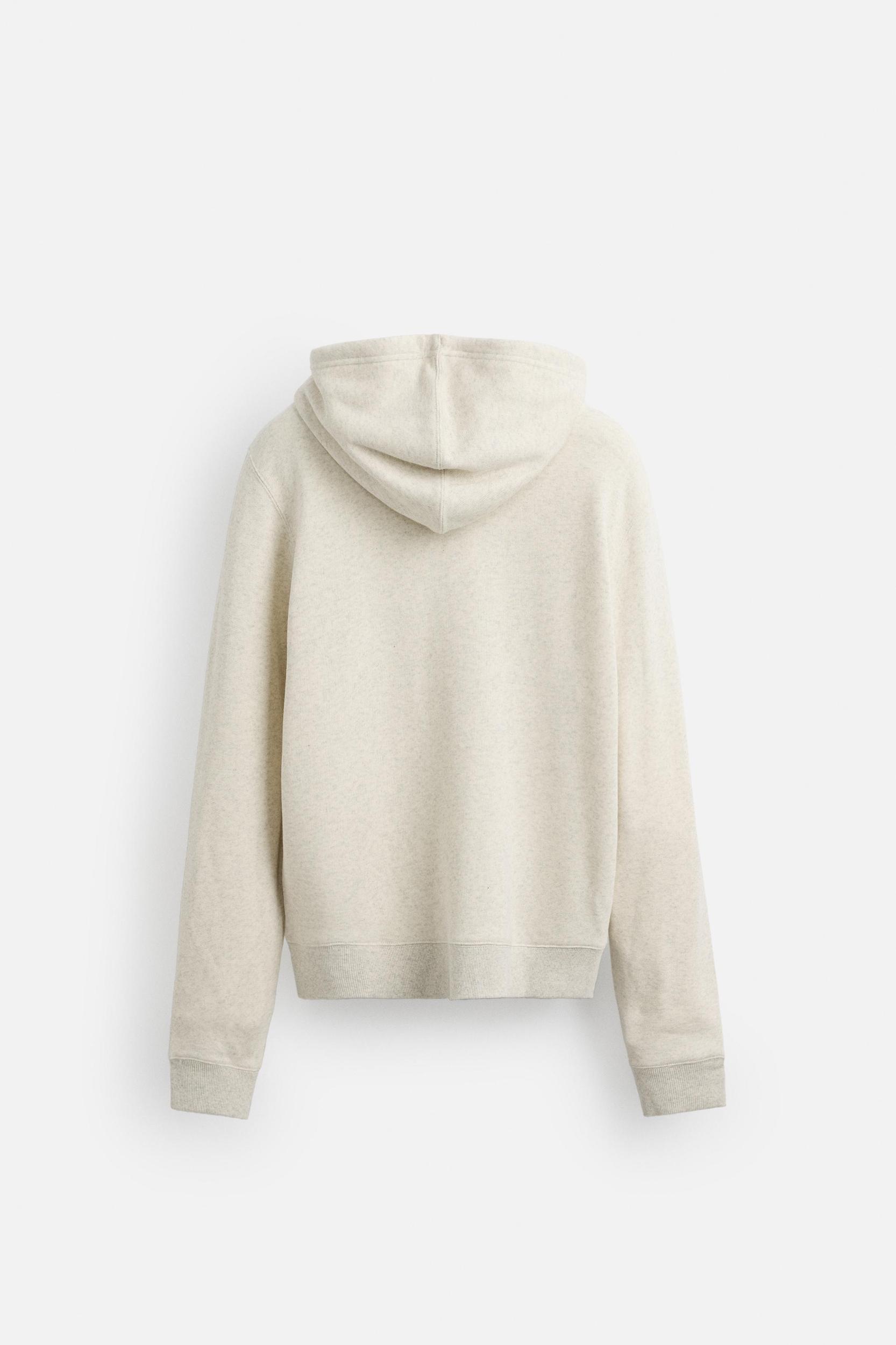 HOODED SWEATSHIRT WITH ZIP Product Image