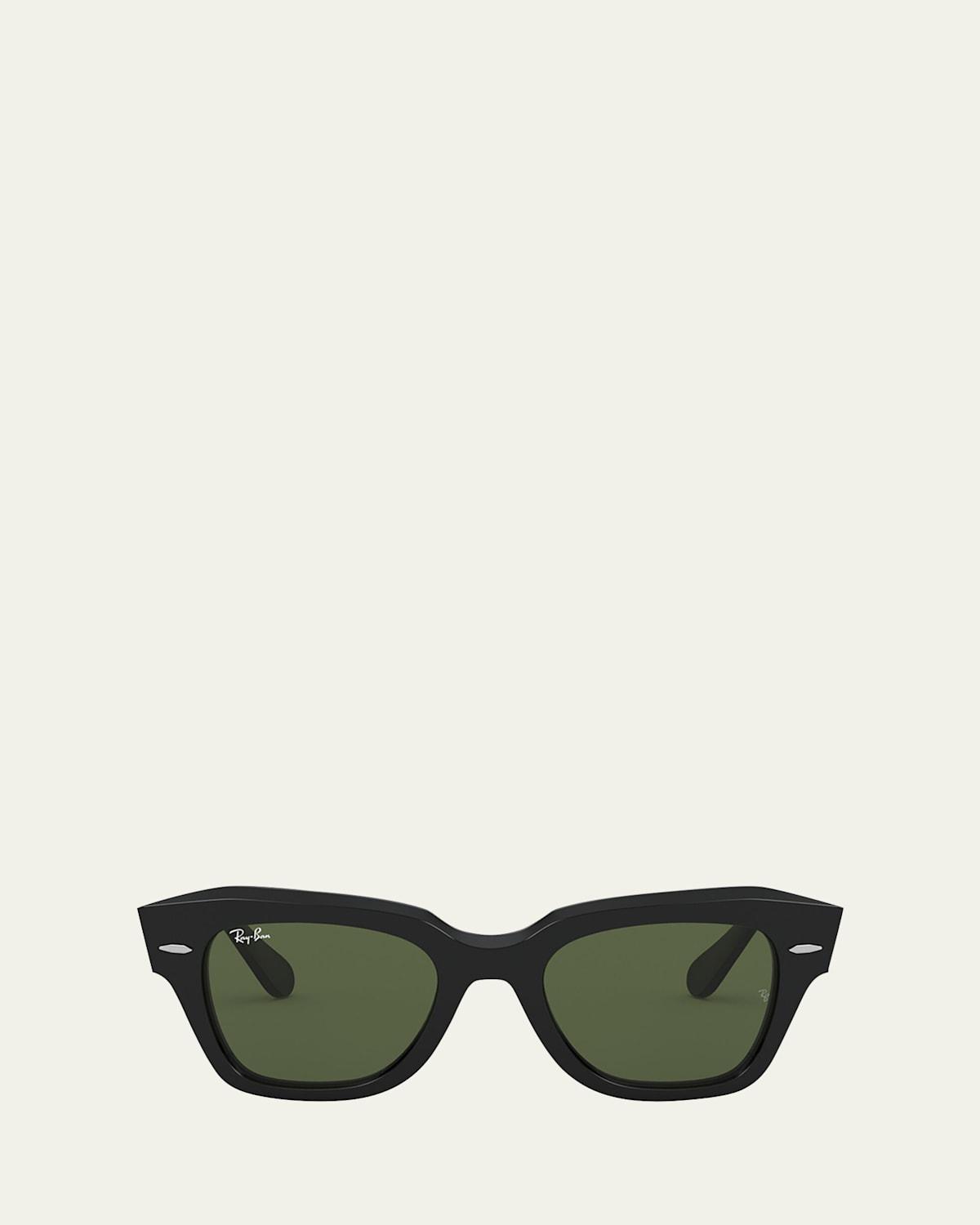 Ray-Ban State Street Sunglasses Frame Green Lenses Product Image