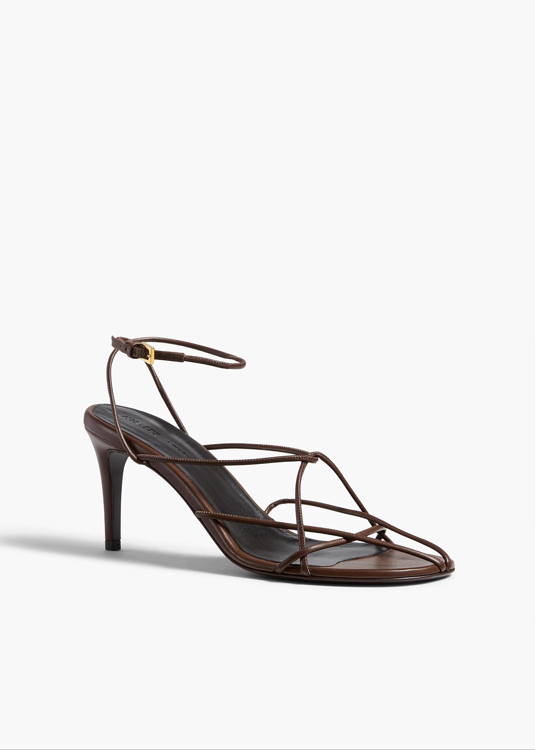 Loulou Sandal in Cigar Leather Product Image