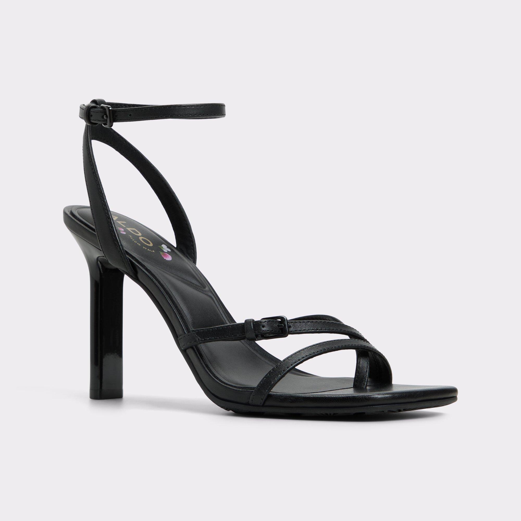 ALDO Conney - Women's Heeled Sandal Sandals - Black, Size 6 Product Image