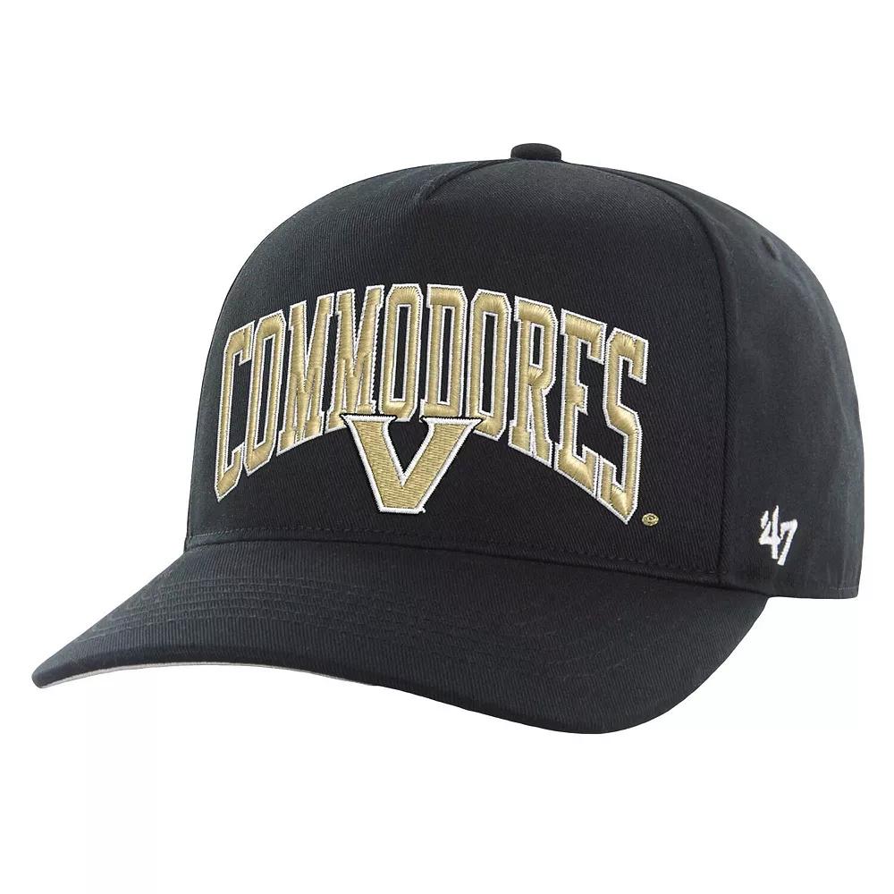 Men's '47 Black Vanderbilt Commodores Walk Tall Hitch Adjustable Hat Product Image