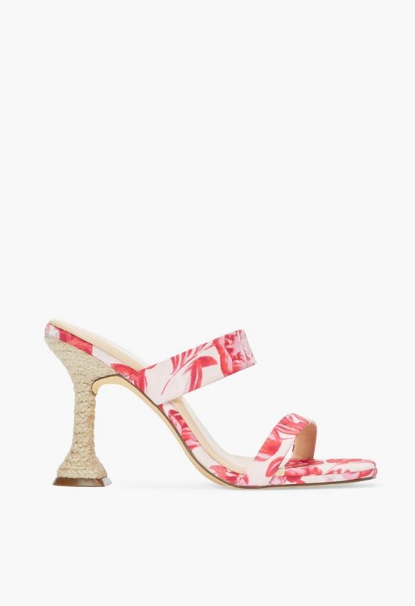 JustFab Margaux Platform Loafer Pump Womens Black/ White Size 8.5 Product Image