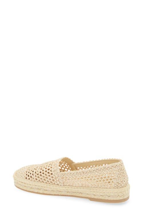 CHLOÉ Womens Chloe Isla Logo-embossed Crochet Espadrilles In Brown Product Image