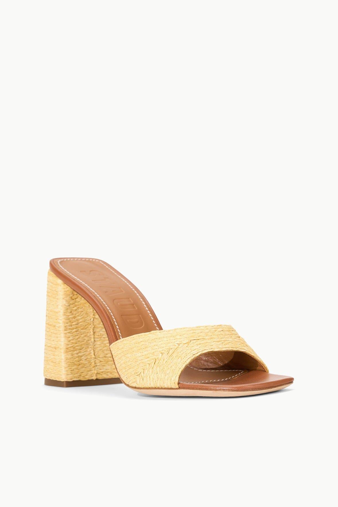 SLOANE HEEL | NATURAL RAFFIA Product Image