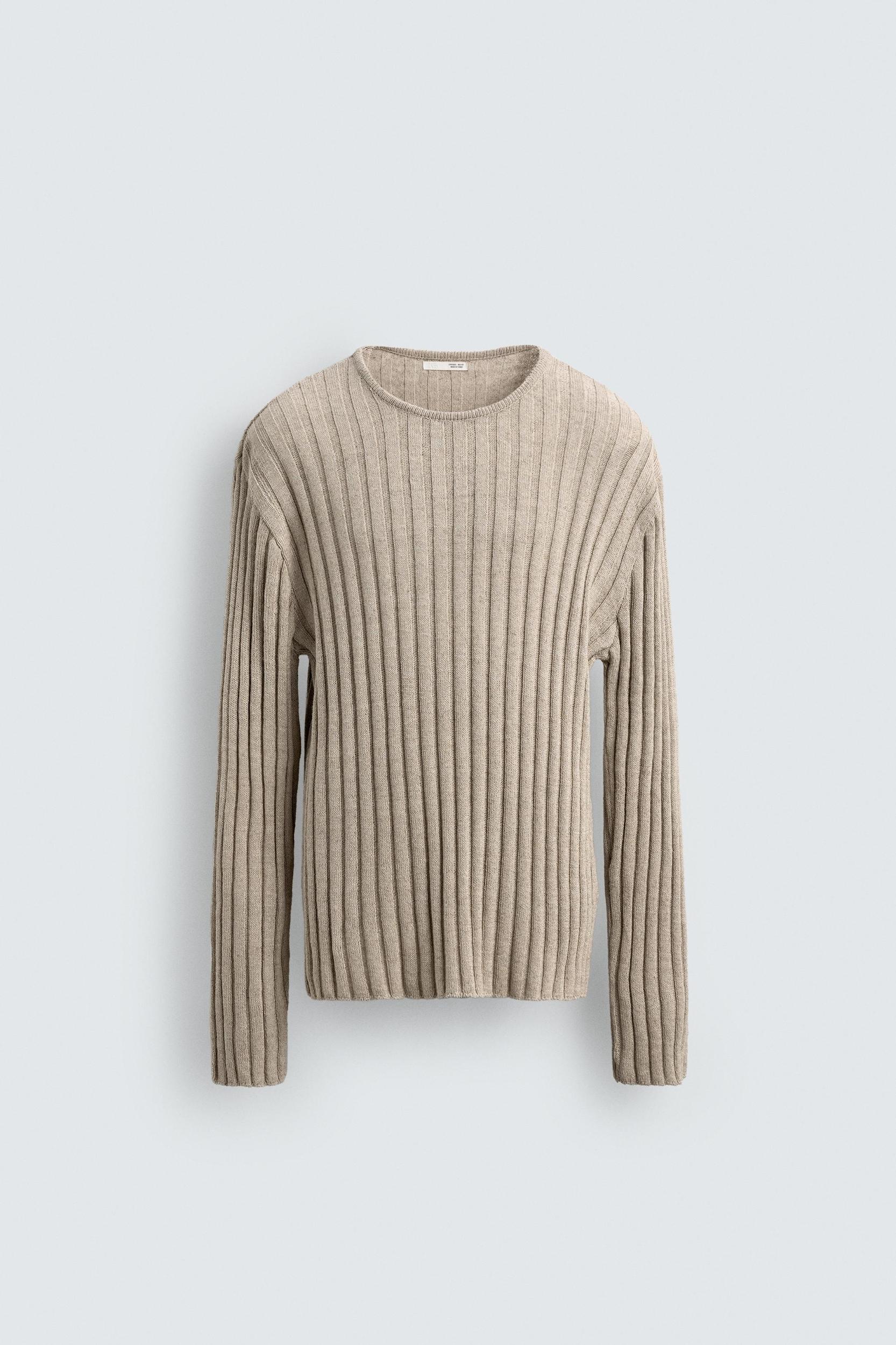 LIGHTWEIGHT RIBBED SWEATER Product Image