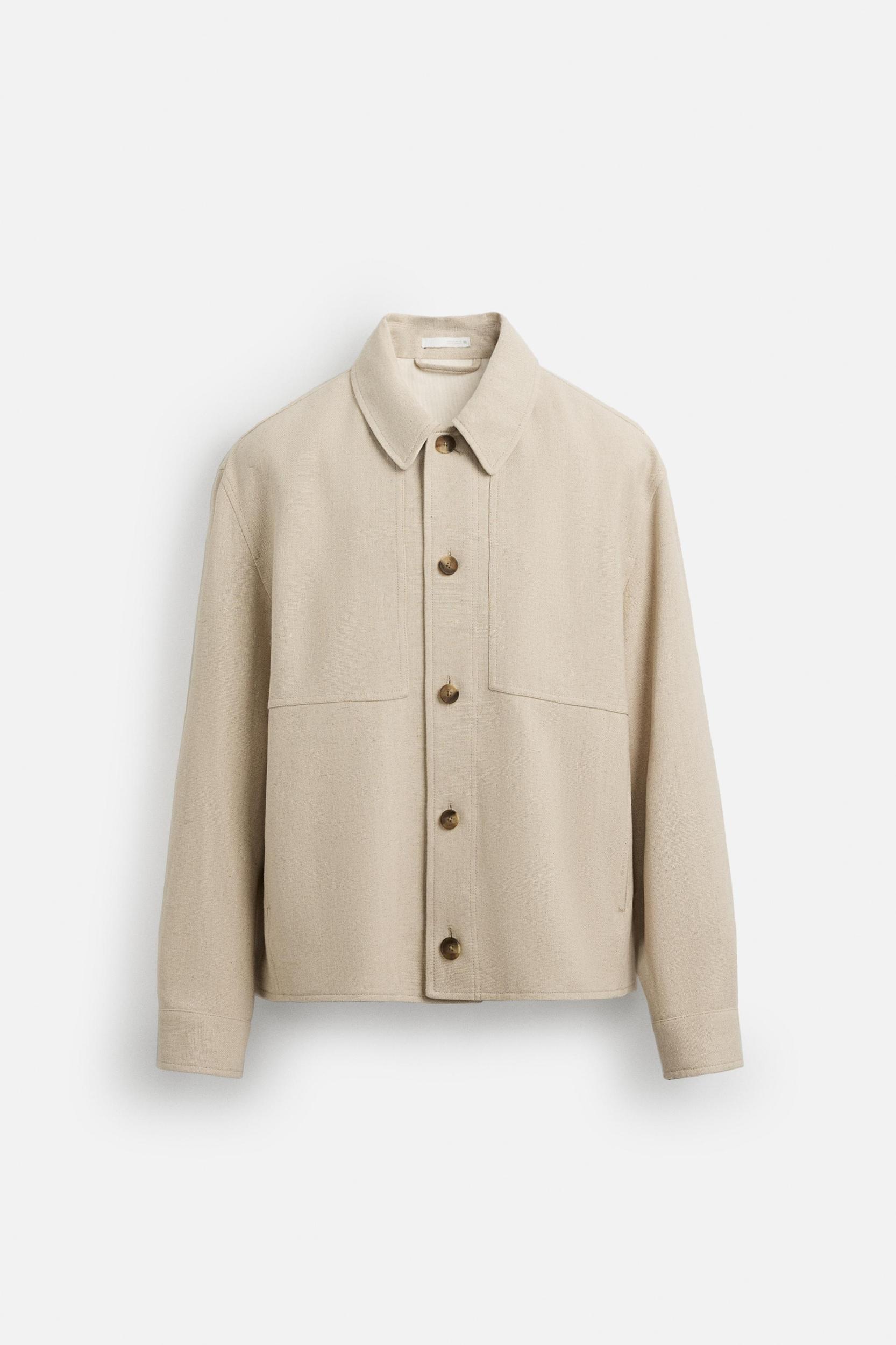 LINEN - COTTON OVERSHIRT Product Image