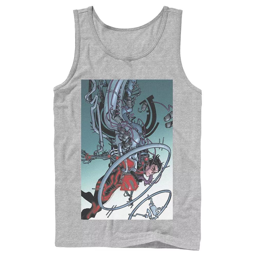 Men's DC Comics Superman Mechanics Comic Poster Tank Top,  Product Image
