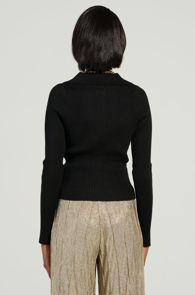 DONT MIND ME SWEATER IN BLACK Product Image