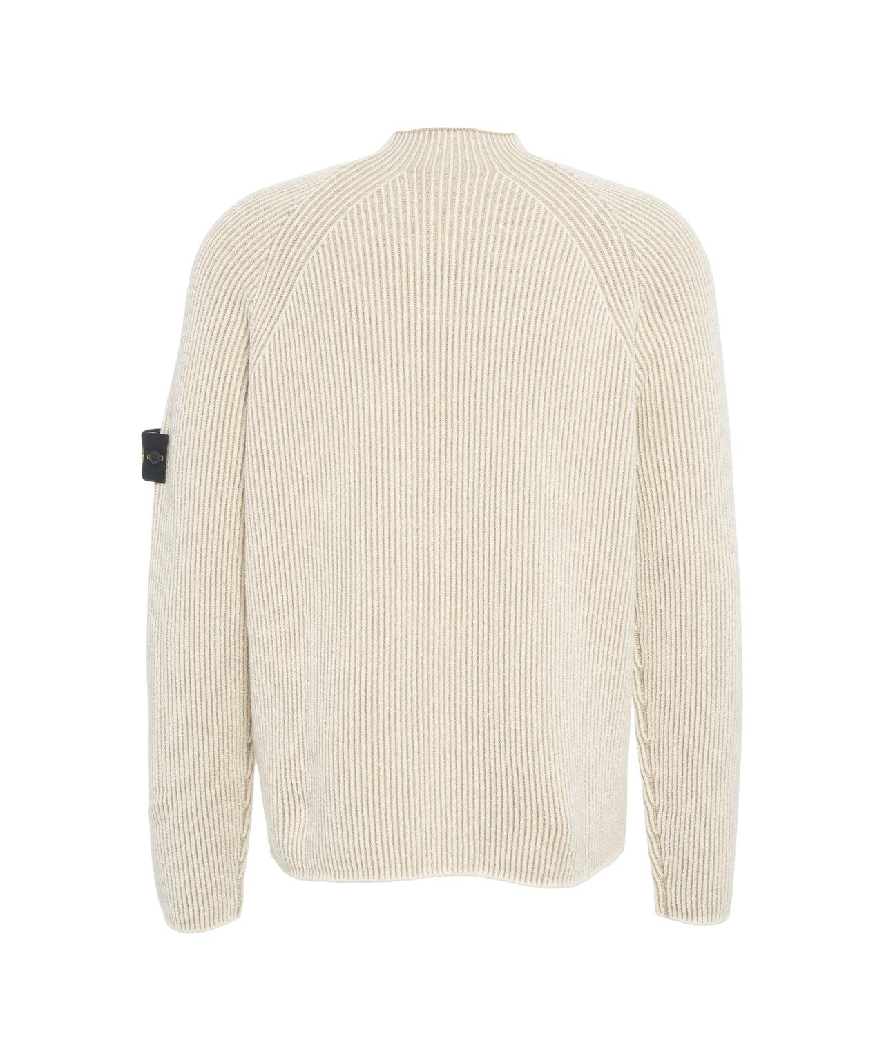 Ribbed sweater with logo Product Image