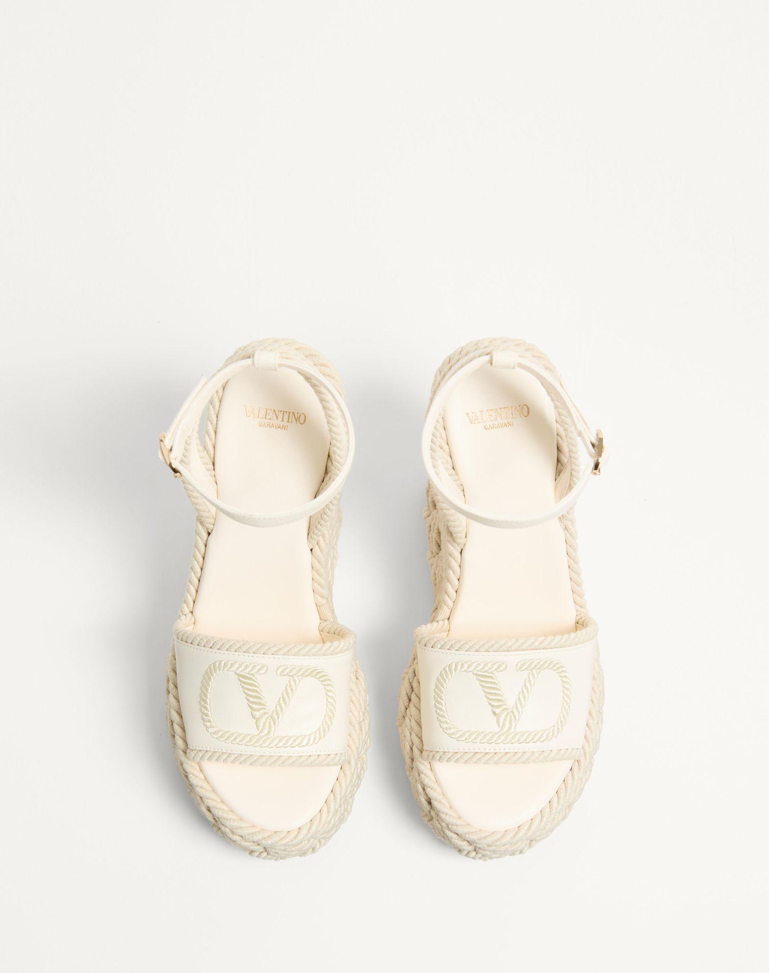 Vlogo Torchon Wedge Sandal In Nappa 130Mm Product Image