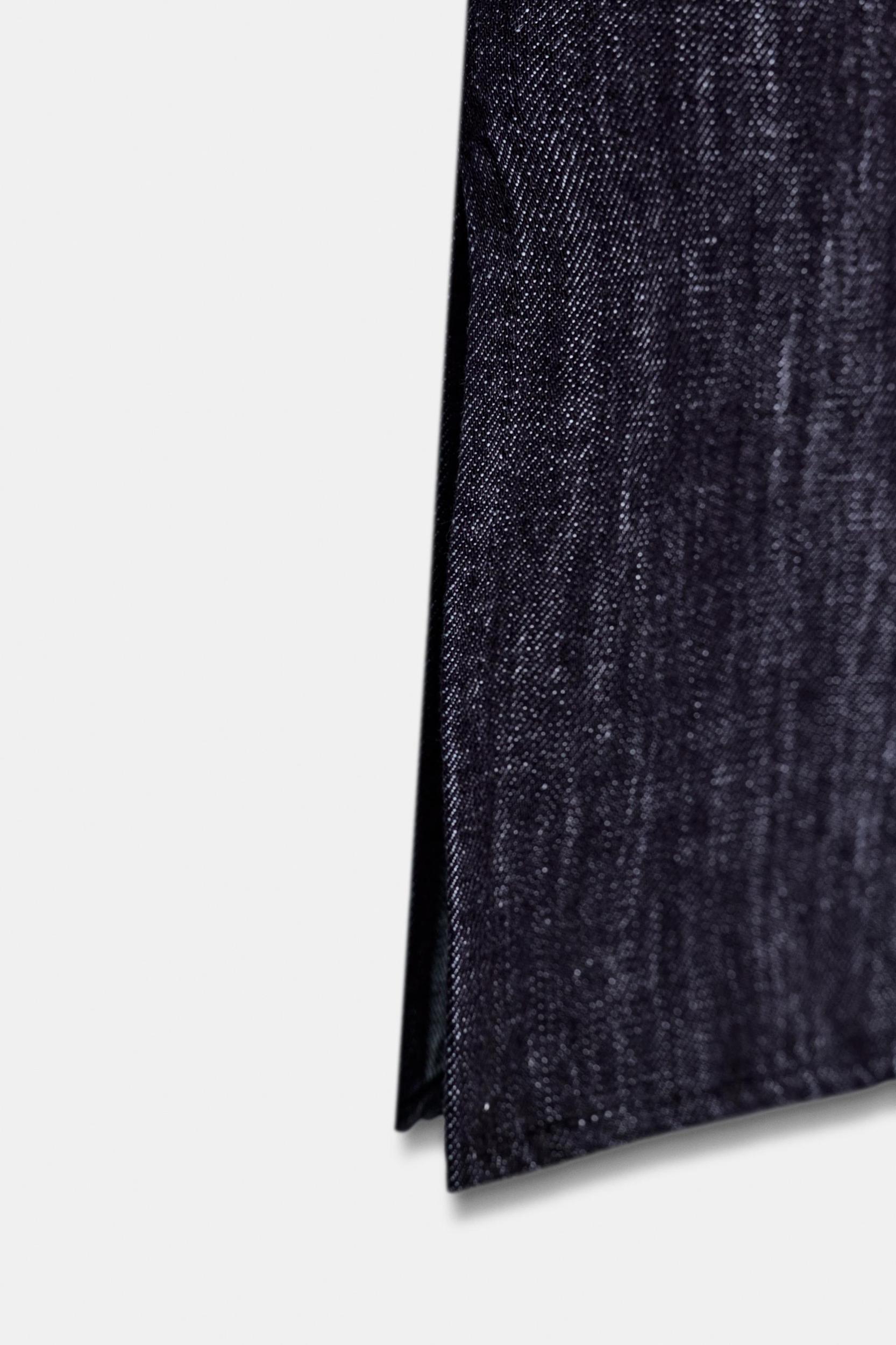 FAUX DENIM BUSTIER TOP Product Image