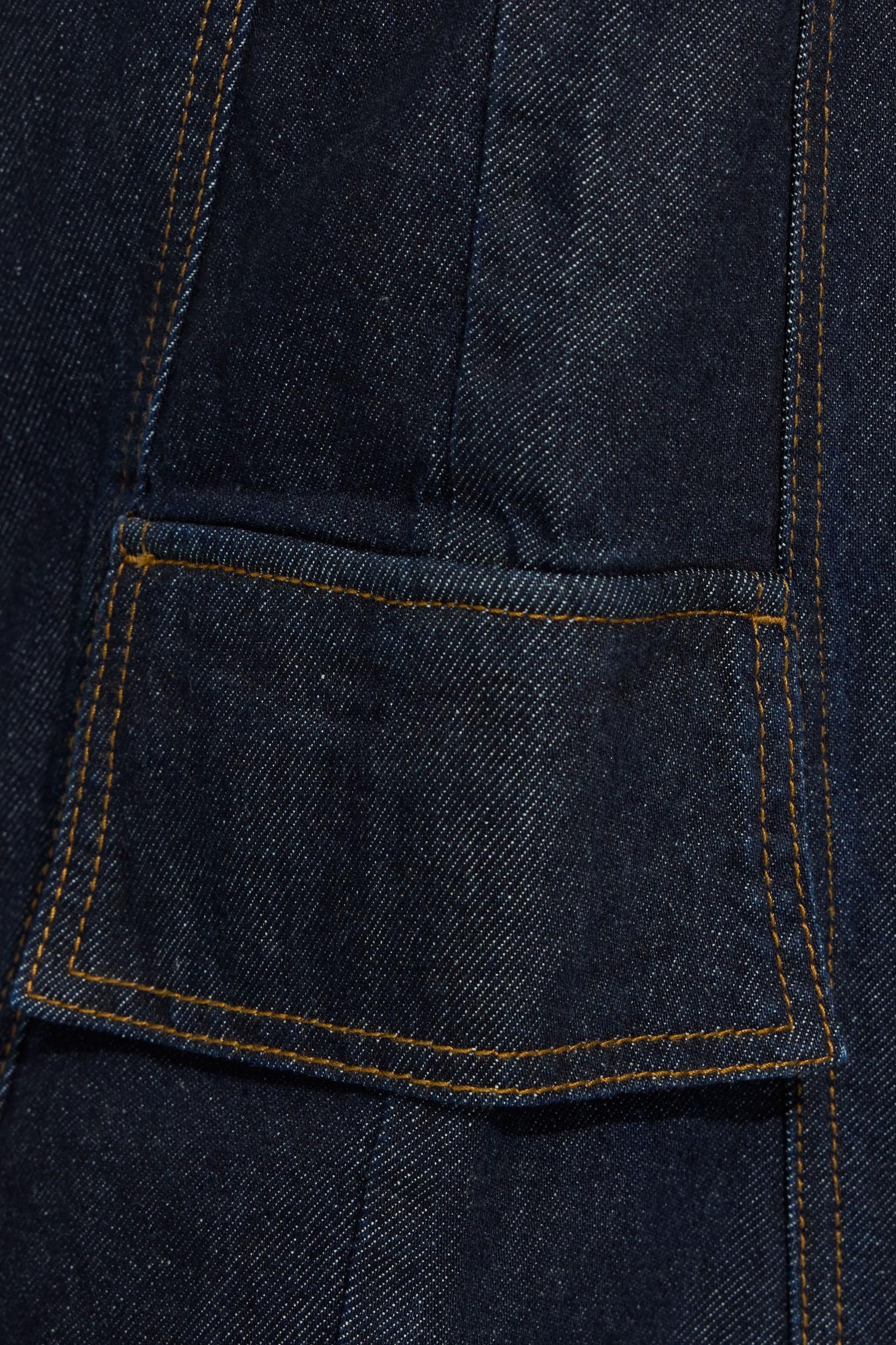 Low Rise Baggy Cargo Jeans Product Image