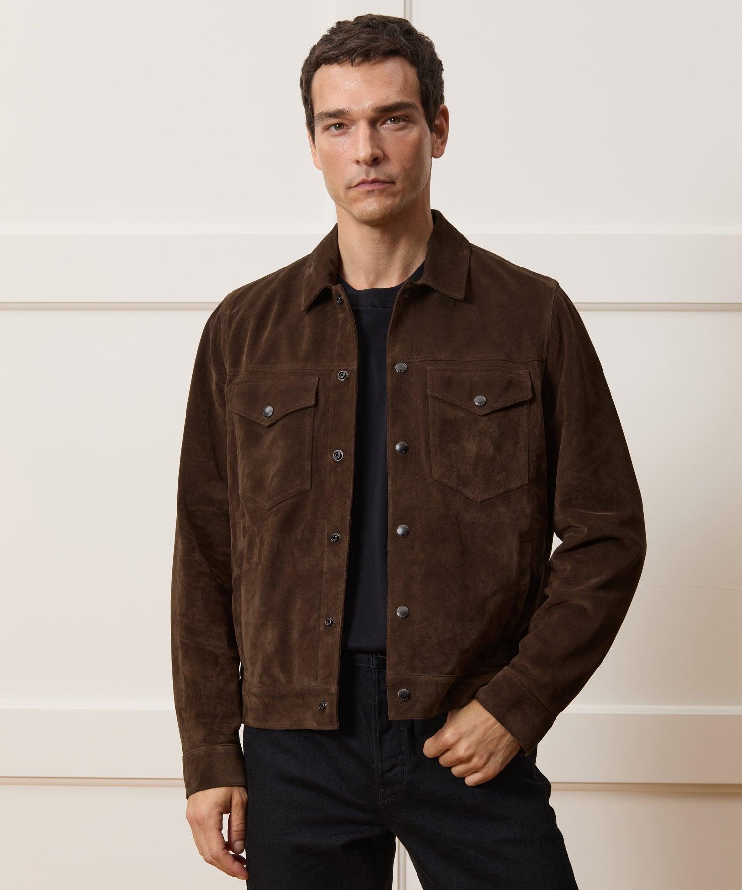 Italian Suede Dylan Jacket Product Image