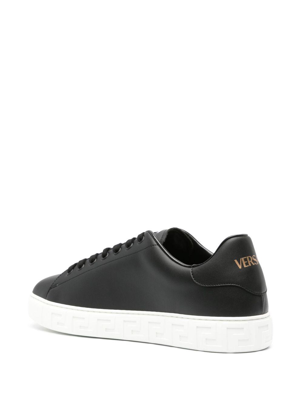 Greca faux-leather sneakers Product Image