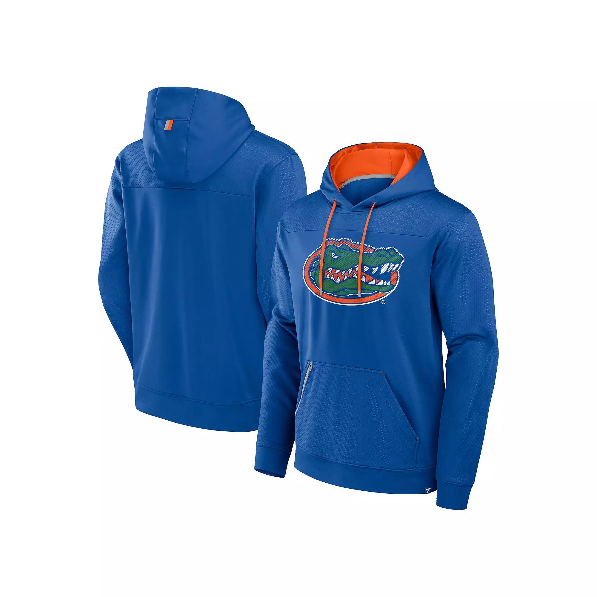 Men's Fanatics Royal Florida Gators Defender Dot Faded Primary Pullover Hoodie,  Product Image