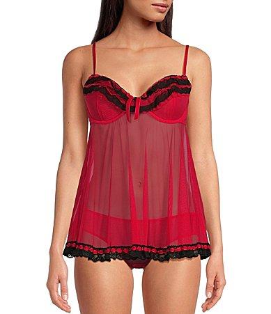 Cassandra Ruffles Galore Babydoll Set Product Image