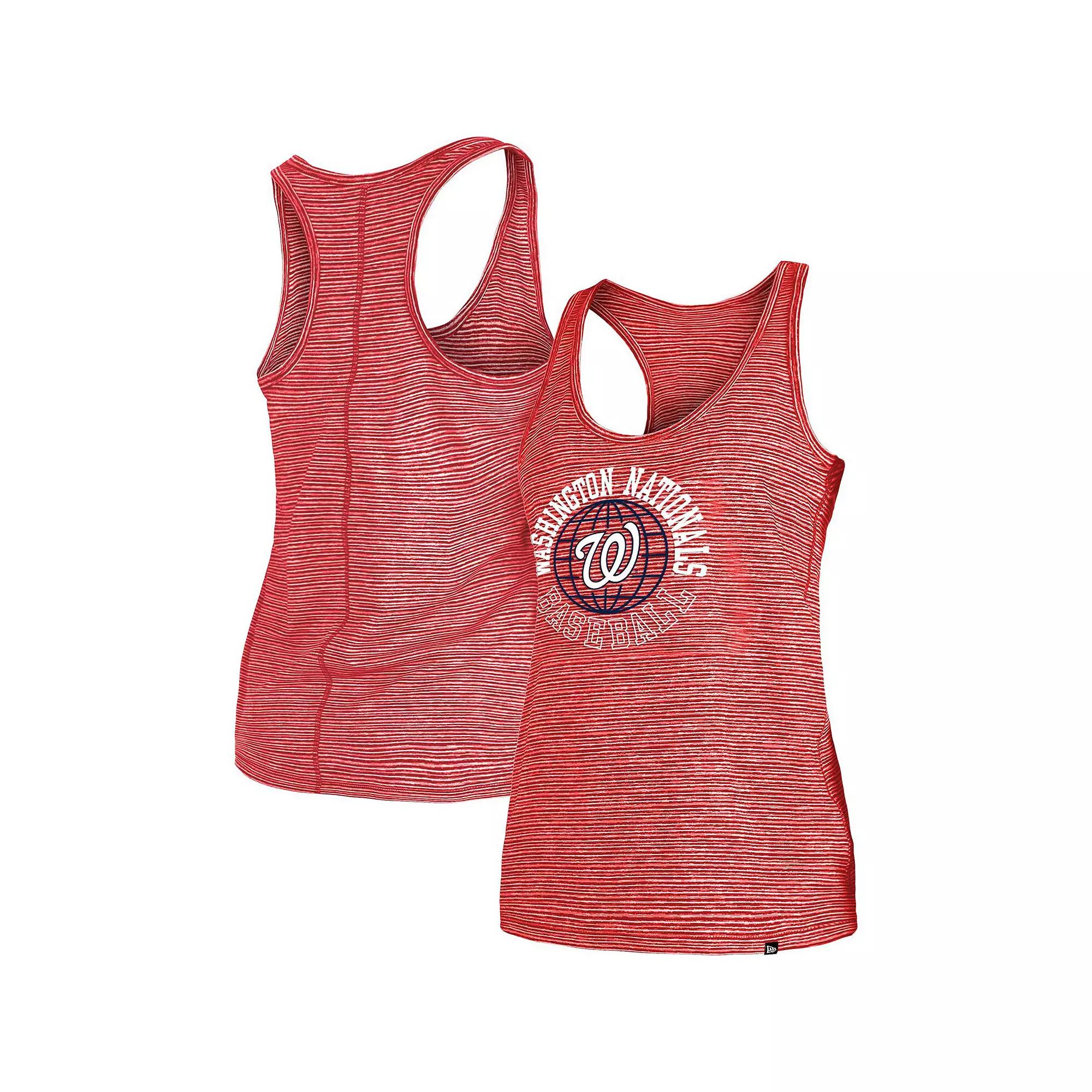 Women's New Era Red Washington Nationals Active Racerback Tank Top,  Product Image