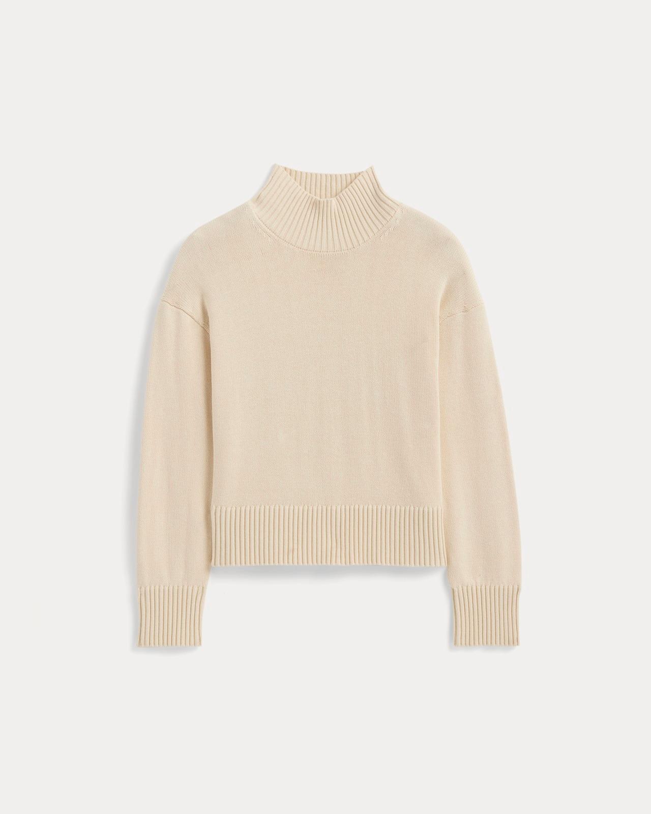 Womens Boxy Turtleneck in Everyday Cotton Sweater by Everlane Product Image